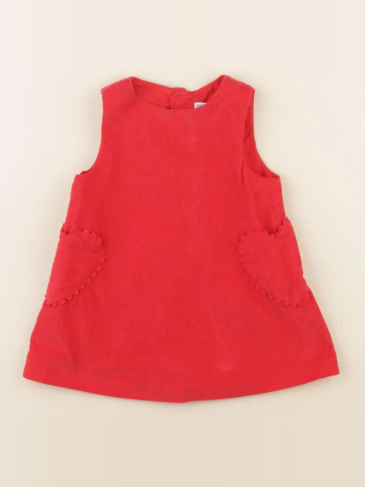 Jacadi - robe rouge - 12 mois