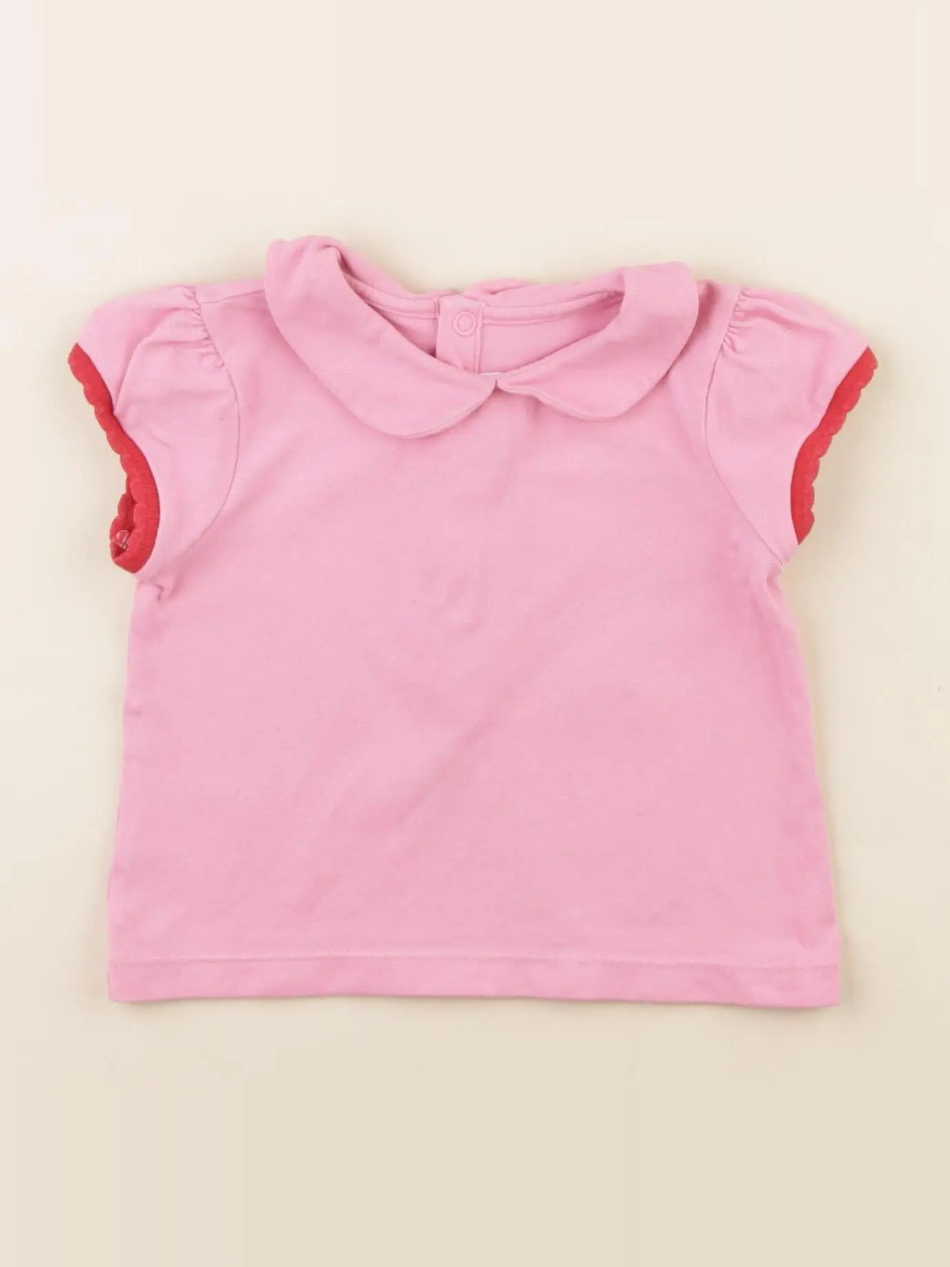 Jacadi - polo rose - 12 mois