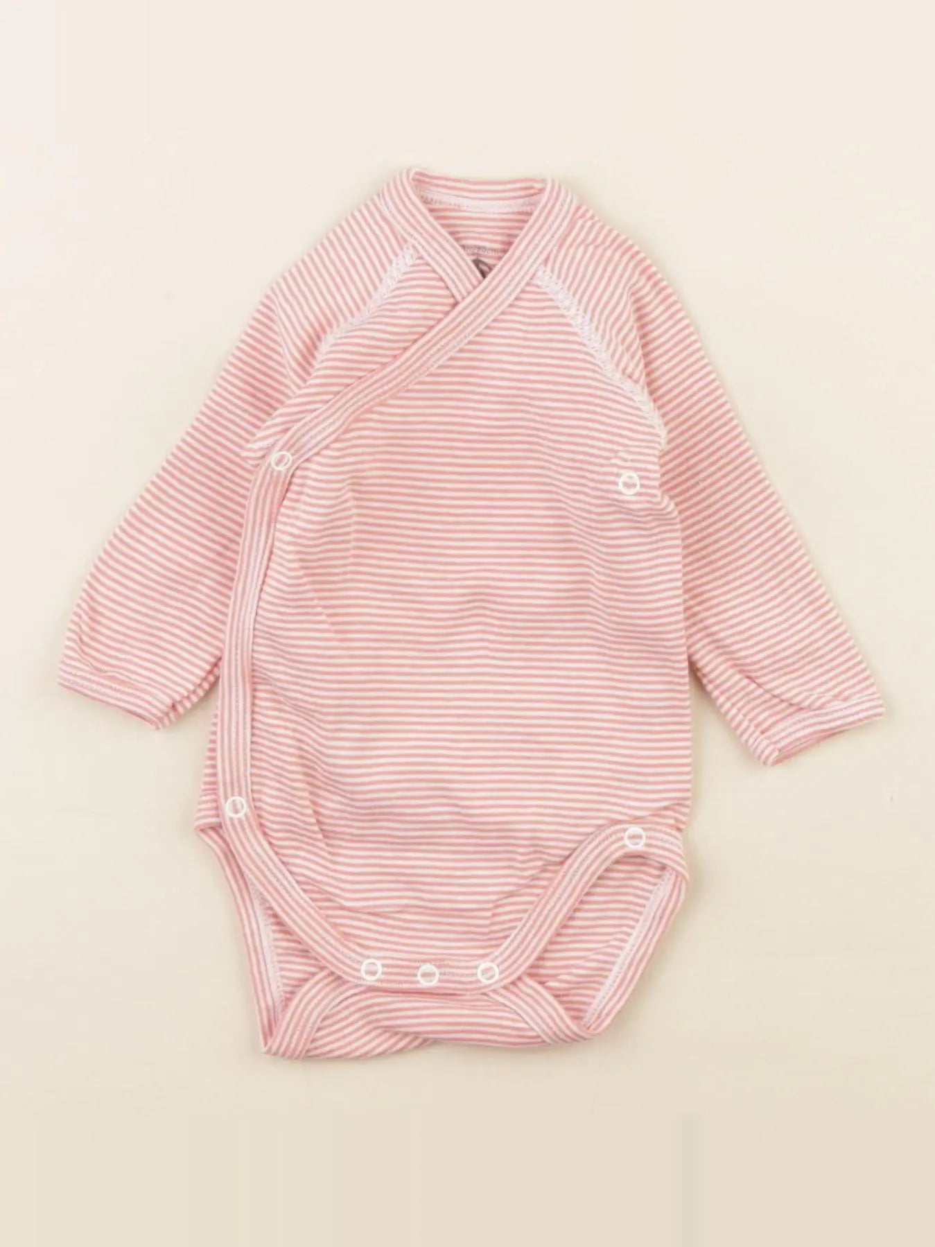 Petit Bateau - body rose - 3 mois