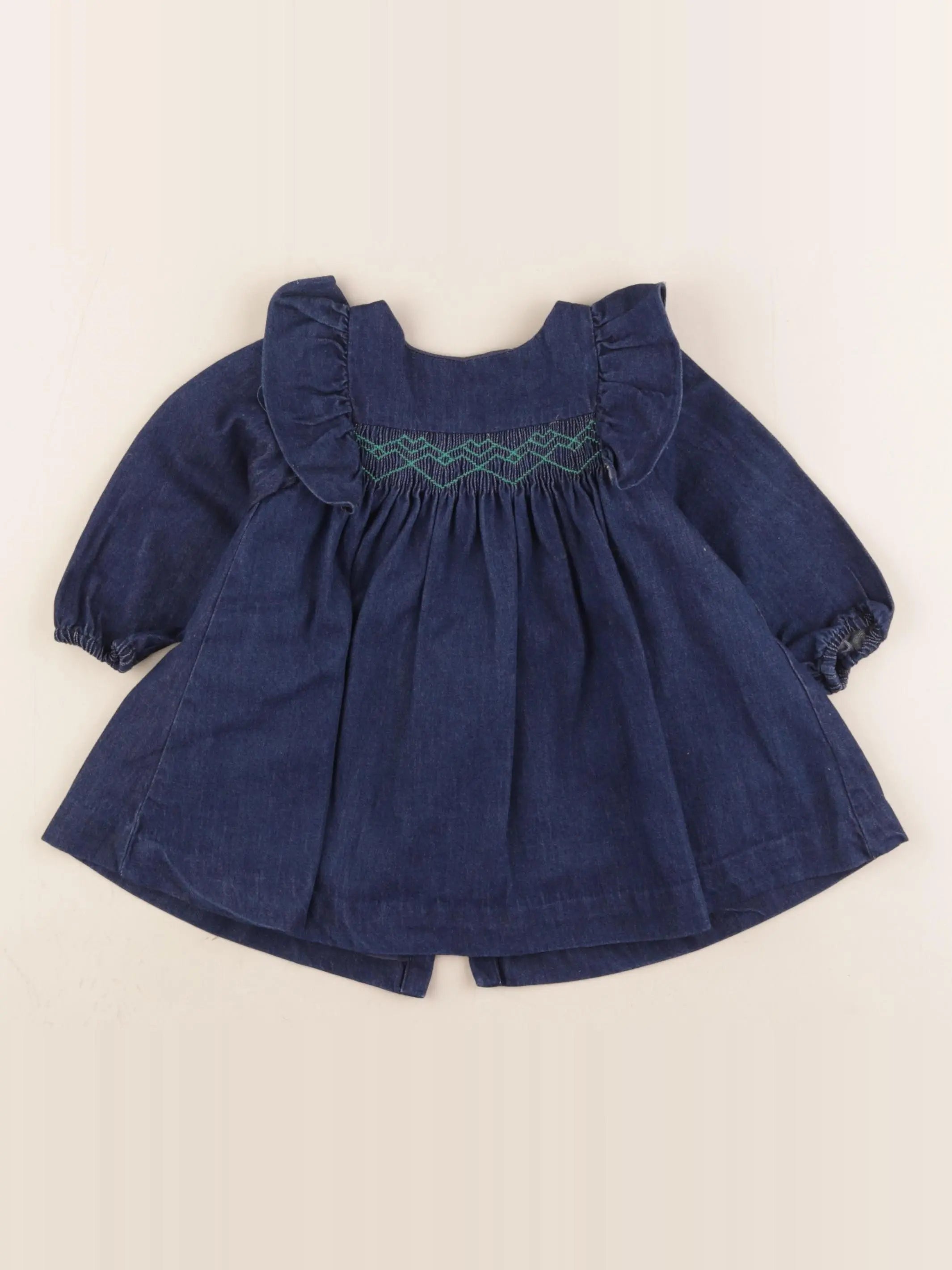 Jacadi - robe bleu - 12 mois