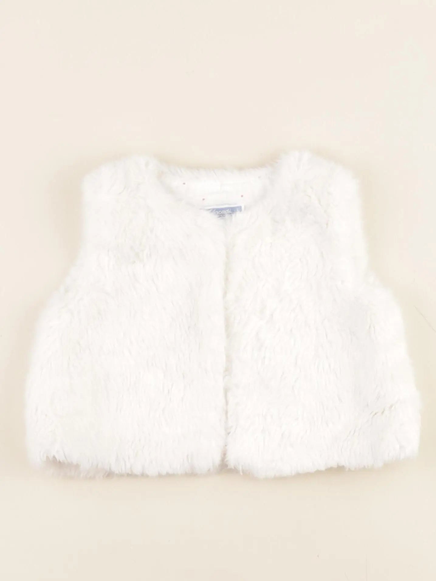 Jacadi - gilet blanc - 6 mois