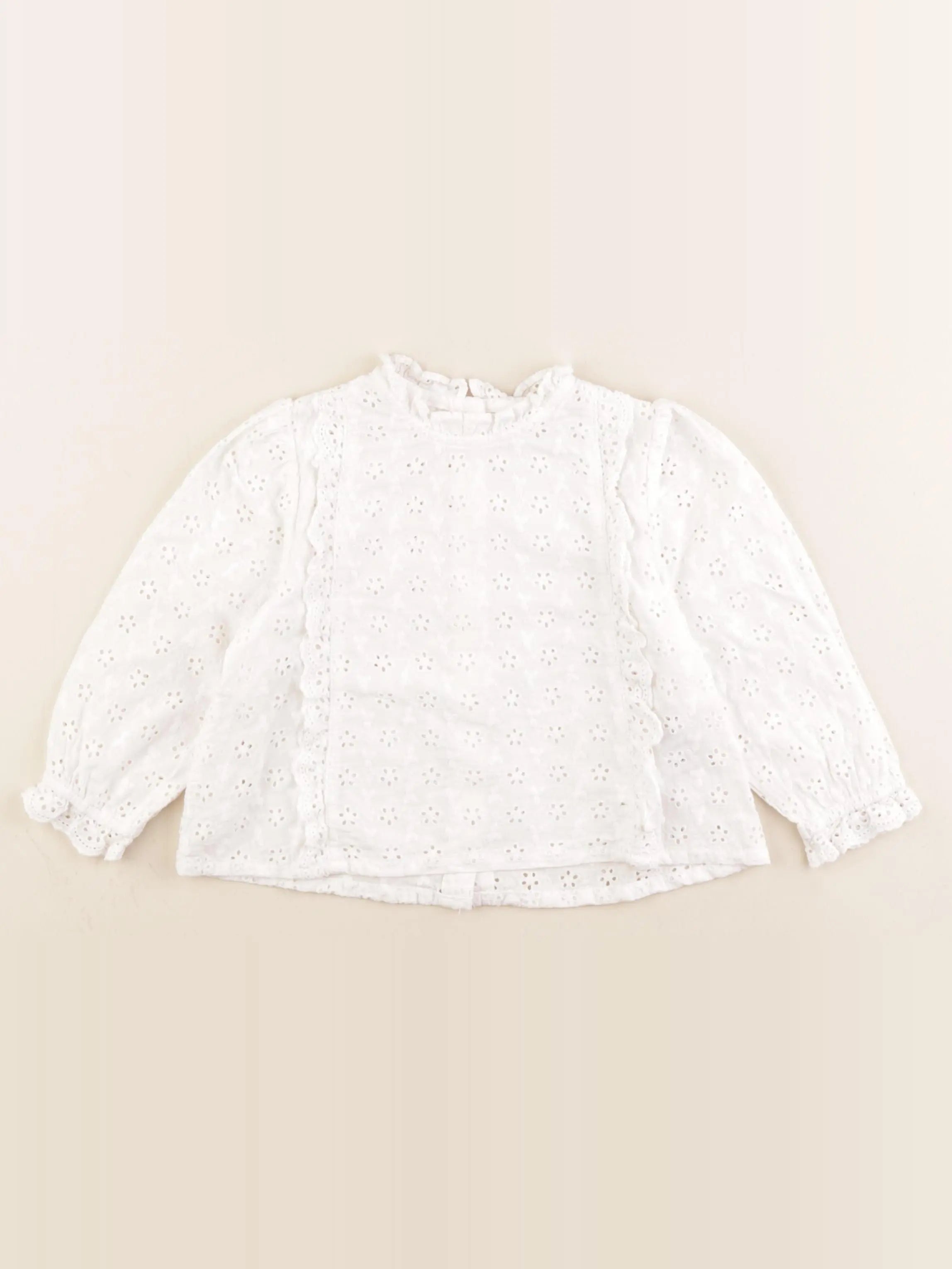 Vertbaudet - blouse blanc - 24 mois