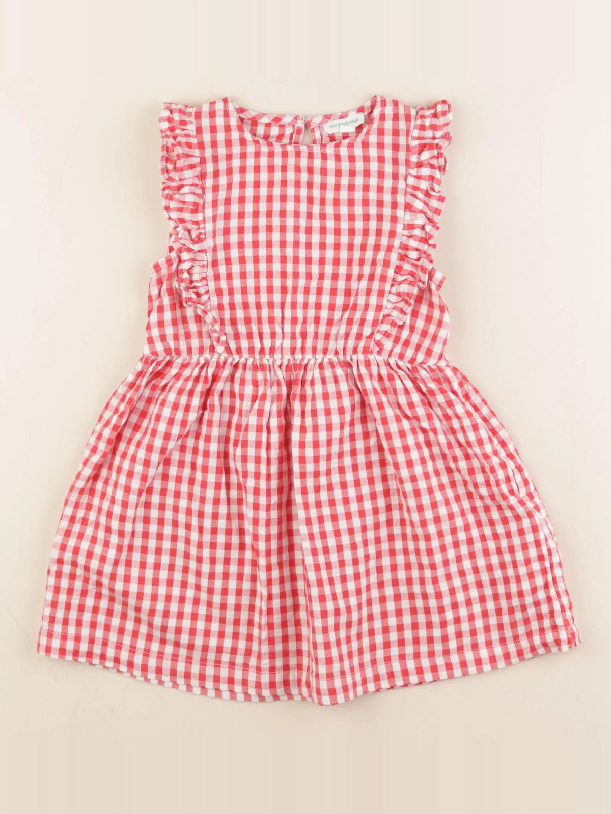 Vertbaudet - robe rouge - 3 ans