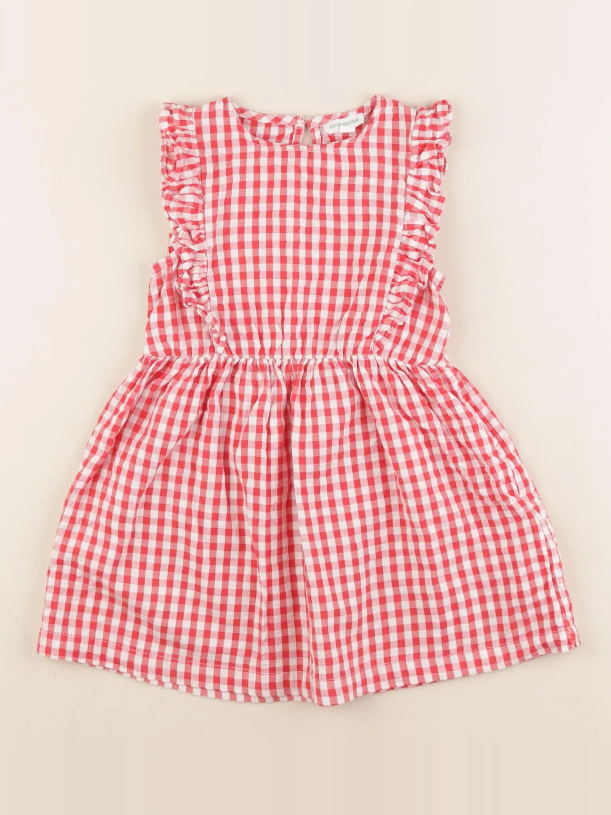 Vertbaudet - robe rouge - 3 ans