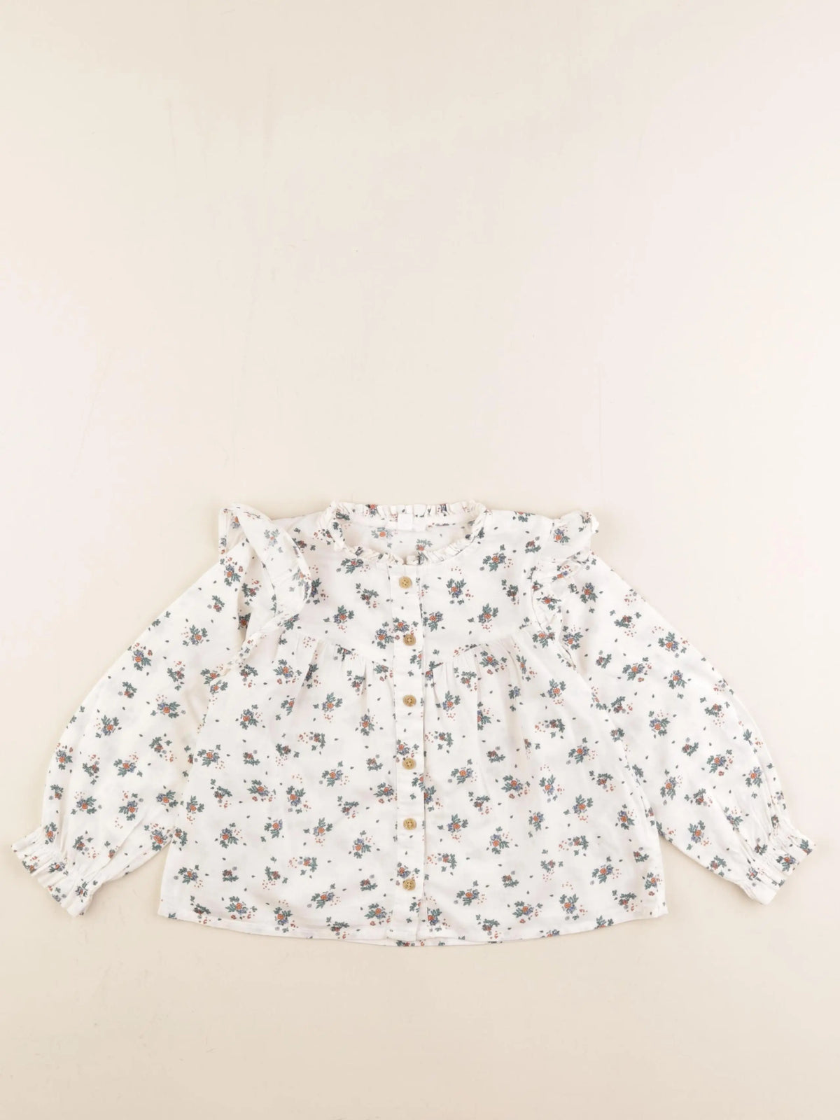 Vertbaudet - blouse blanc - 2 ans
