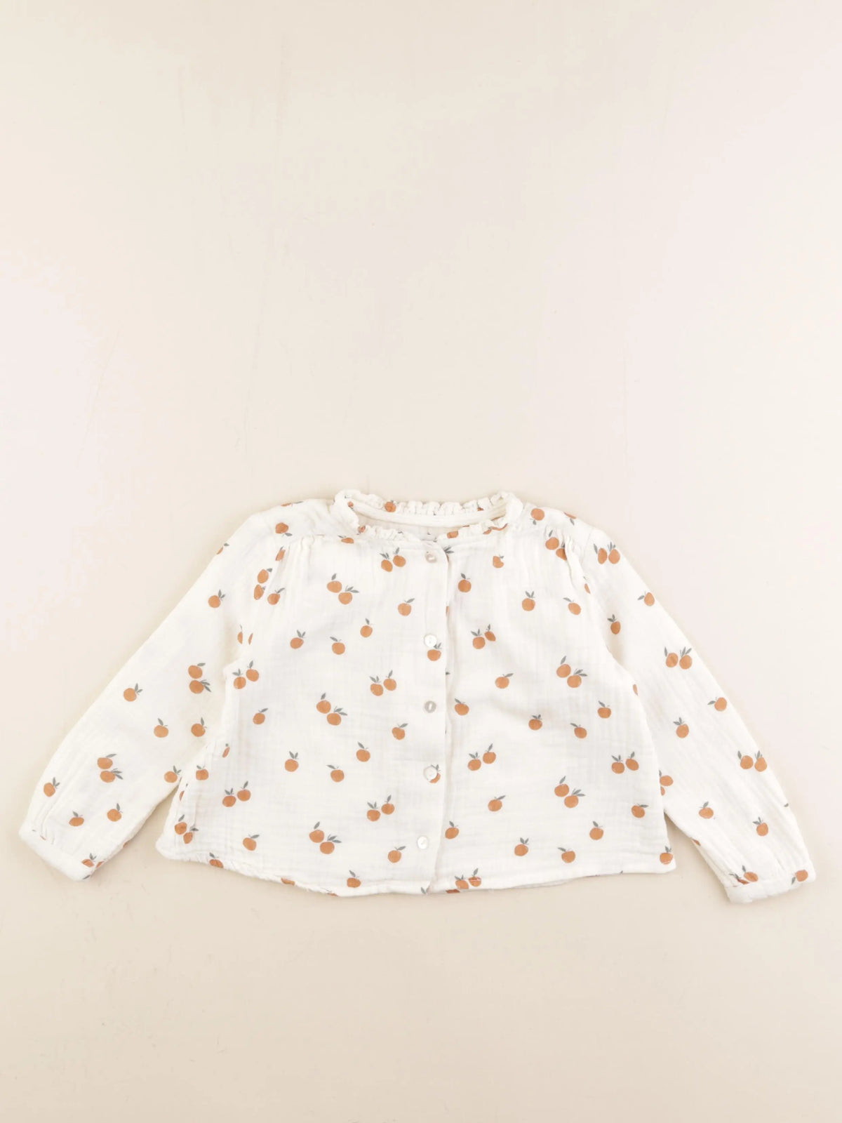 Vertbaudet - blouse beige - 2 ans