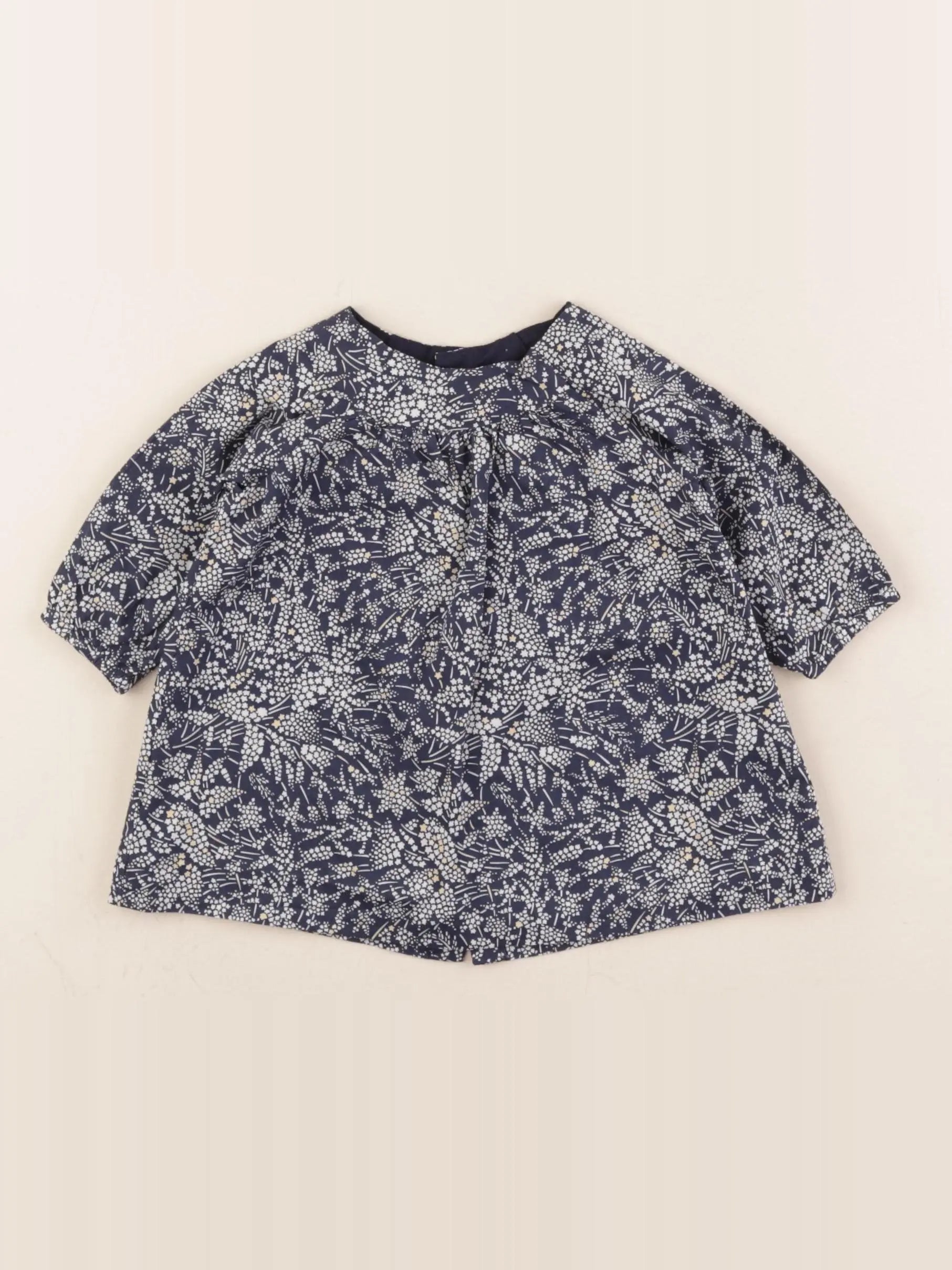 Jacadi - robe liberty bleu - 3 mois