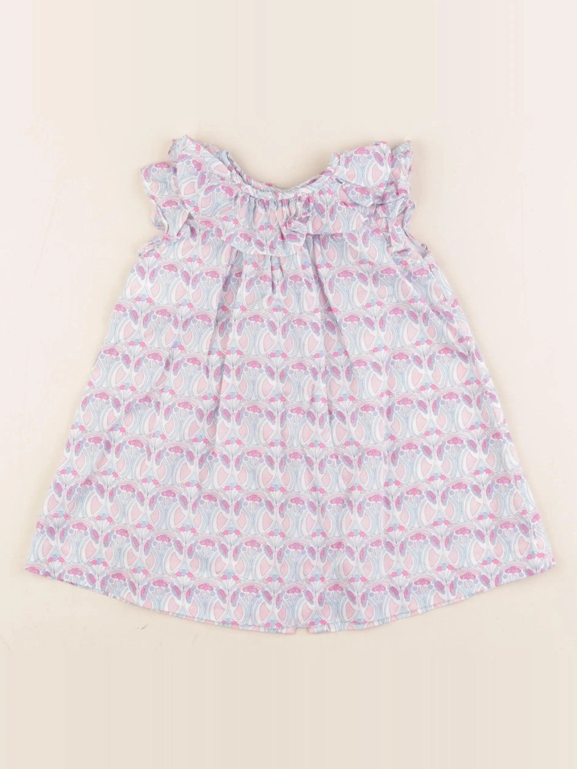 Jacadi - robe multicolore - 12 mois