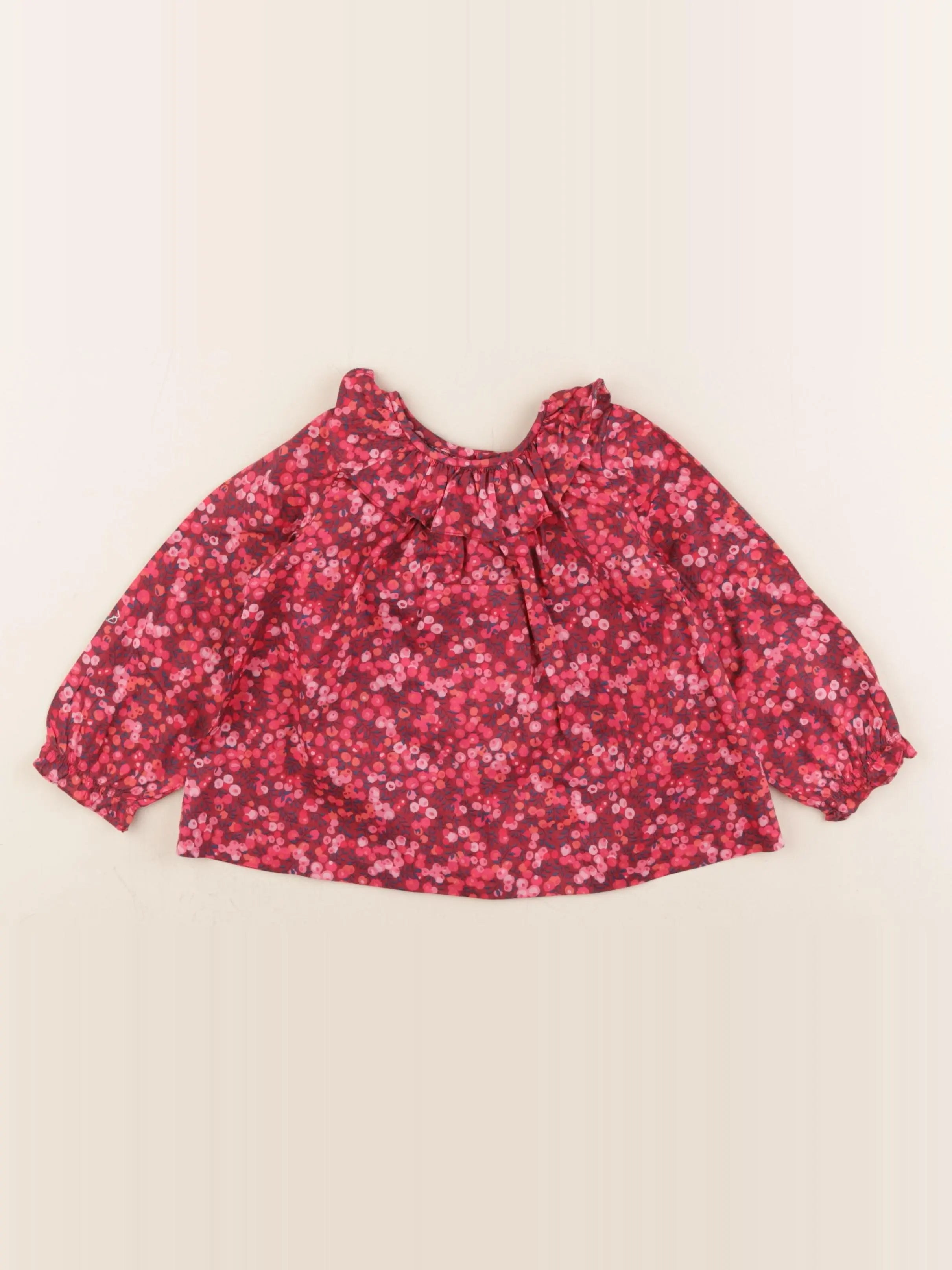 Jacadi - blouse liberty rose - 24 mois