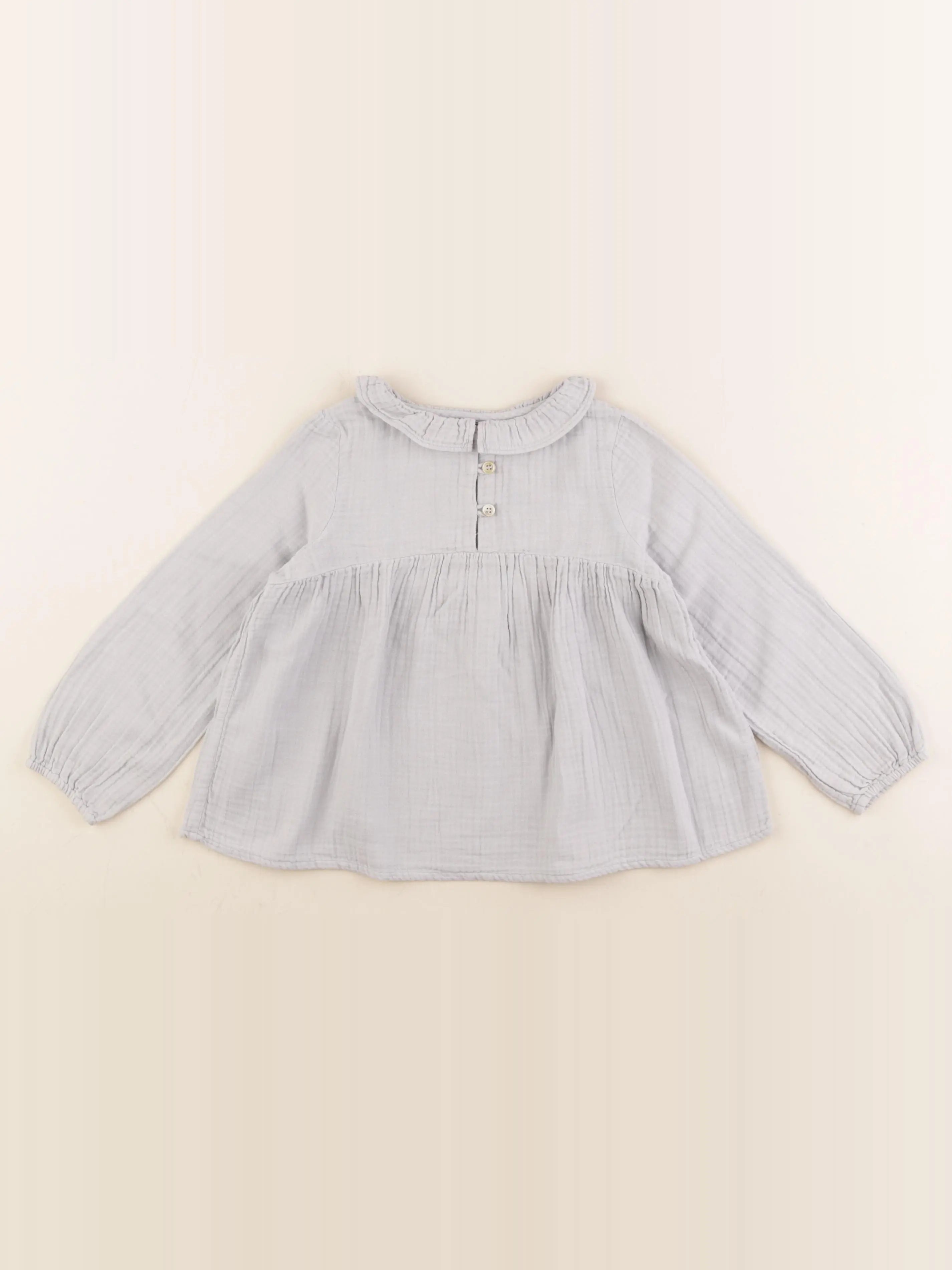 Bonton - blouse bleu - 4 ans