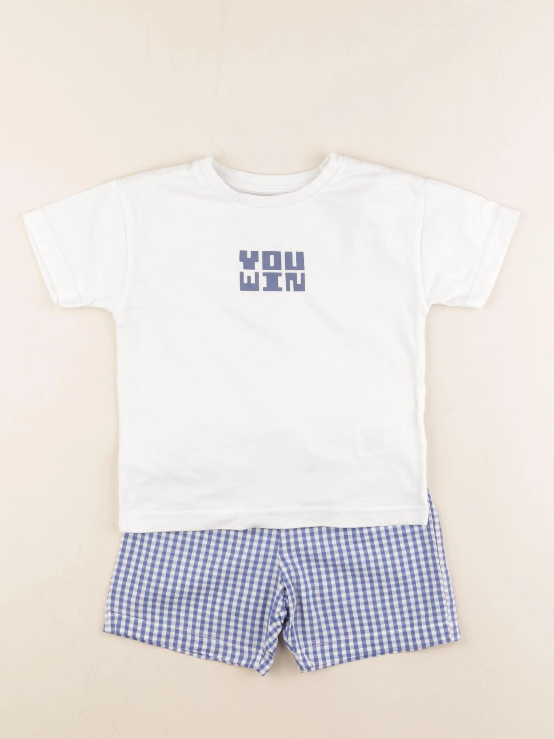 Vertbaudet - pyjama coton bleu - 4 ans