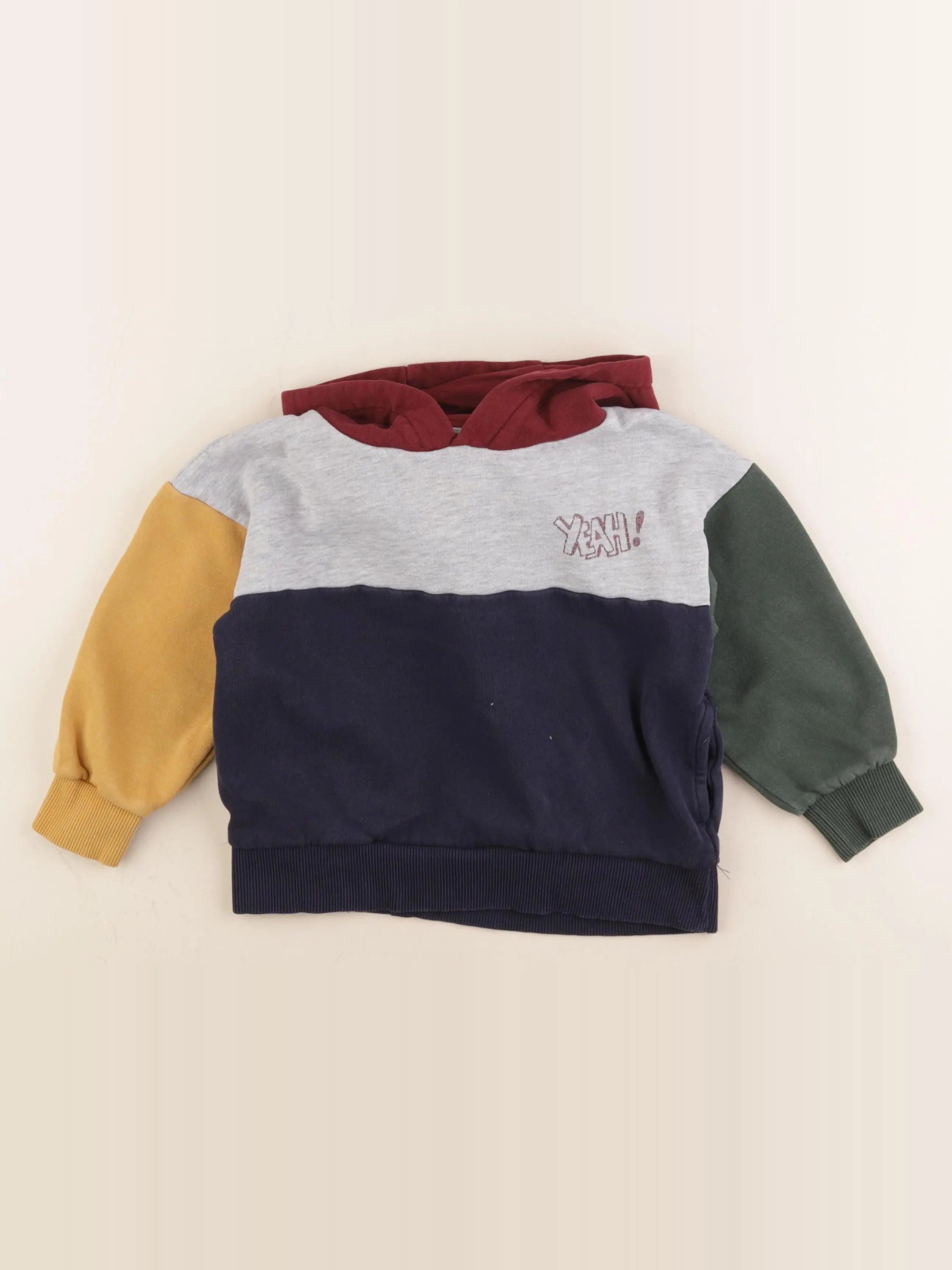 Vertbaudet - sweat multicolore - 6 ans