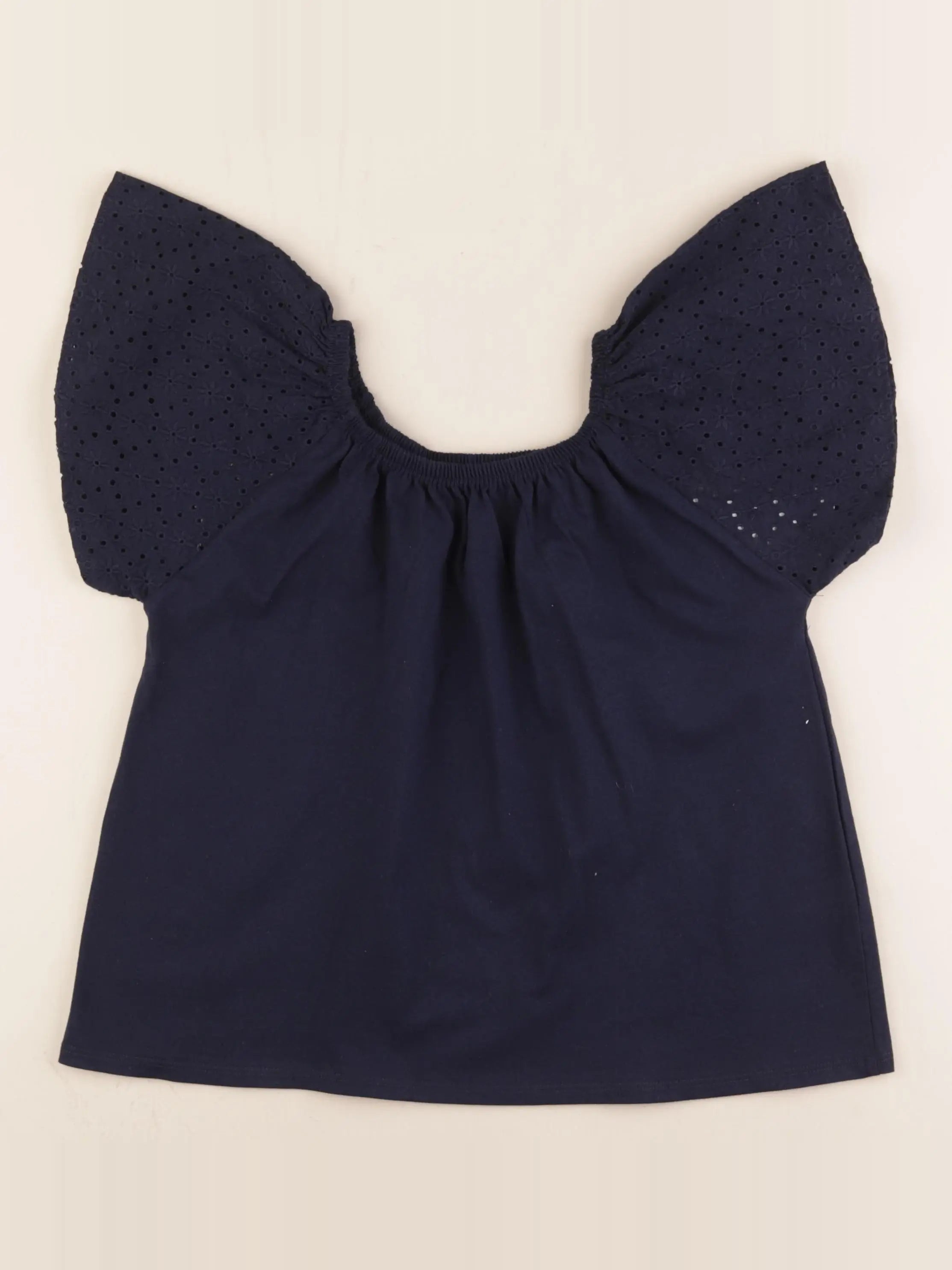 Vertbaudet - tee-shirt bleu - 8 ans