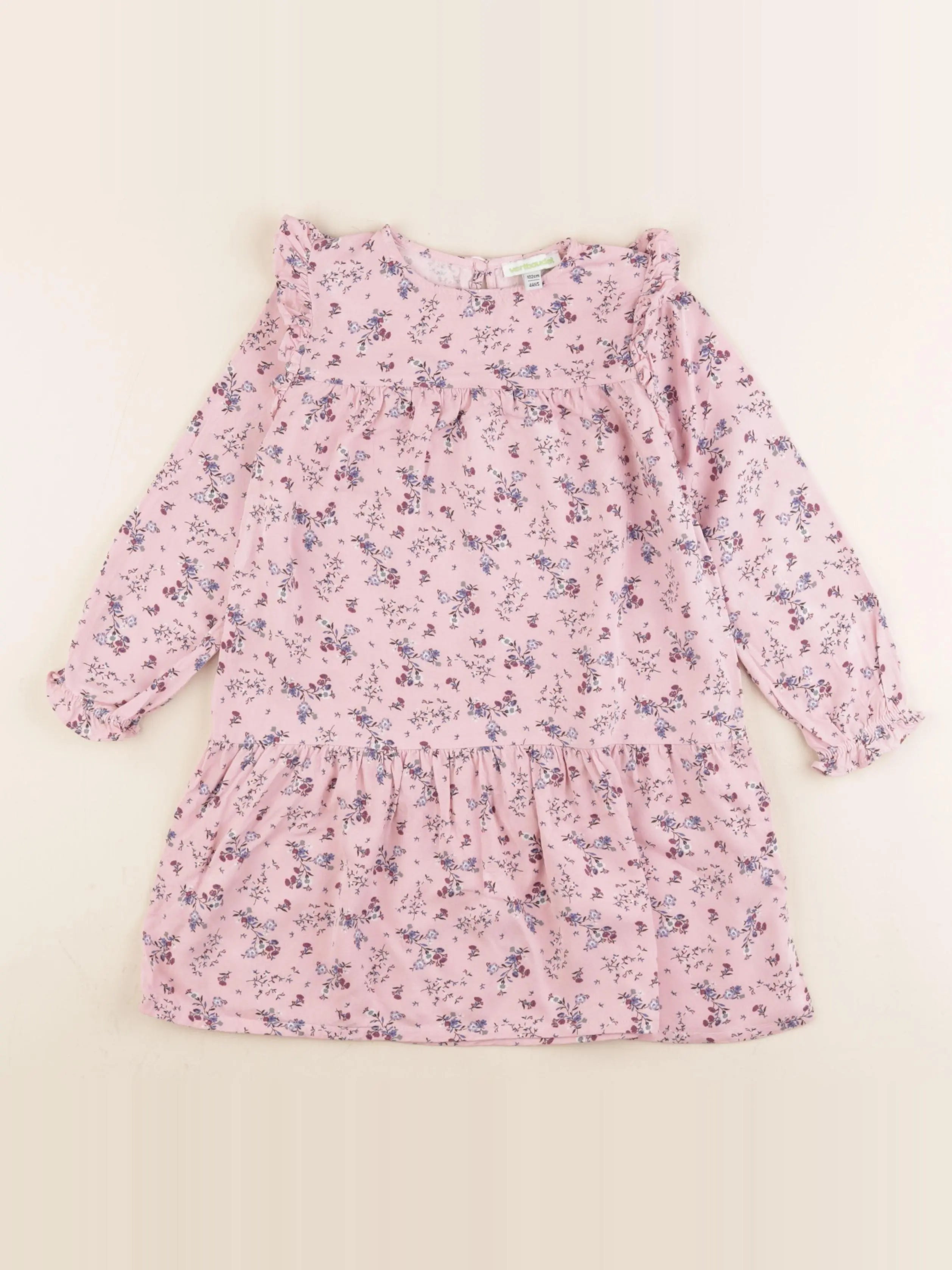 Vertbaudet - robe rose - 4 ans