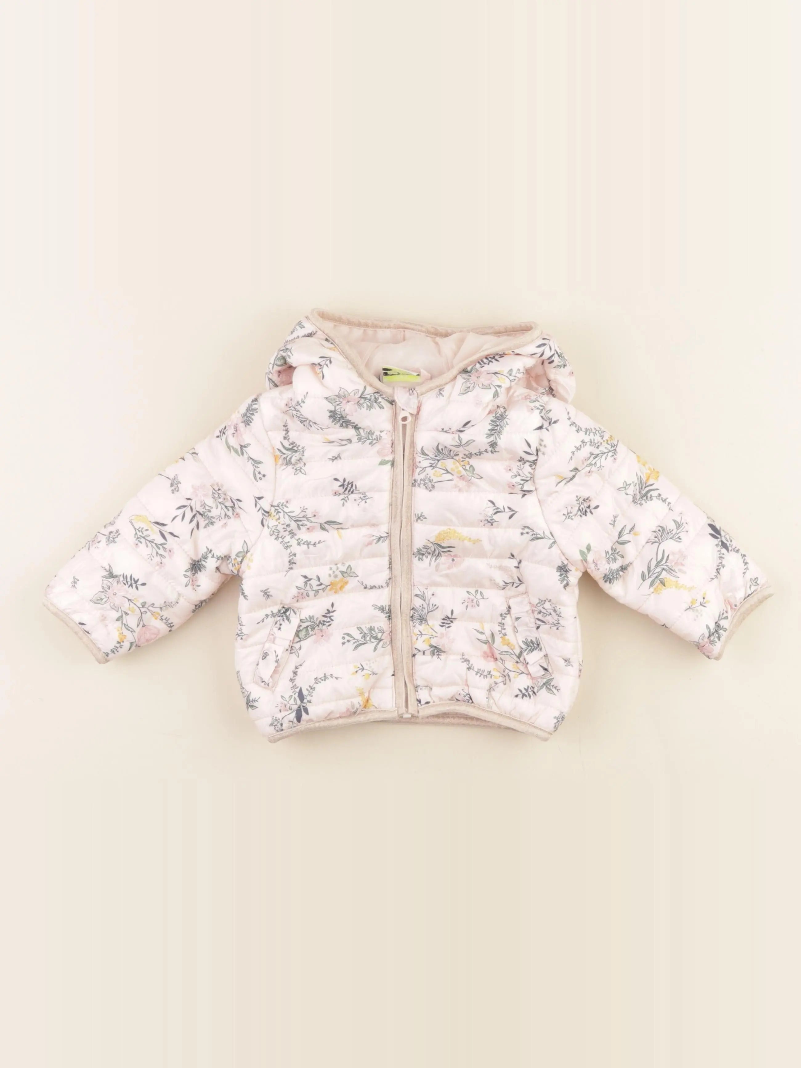 Tape à l'oeil - doudoune rose - 9 mois