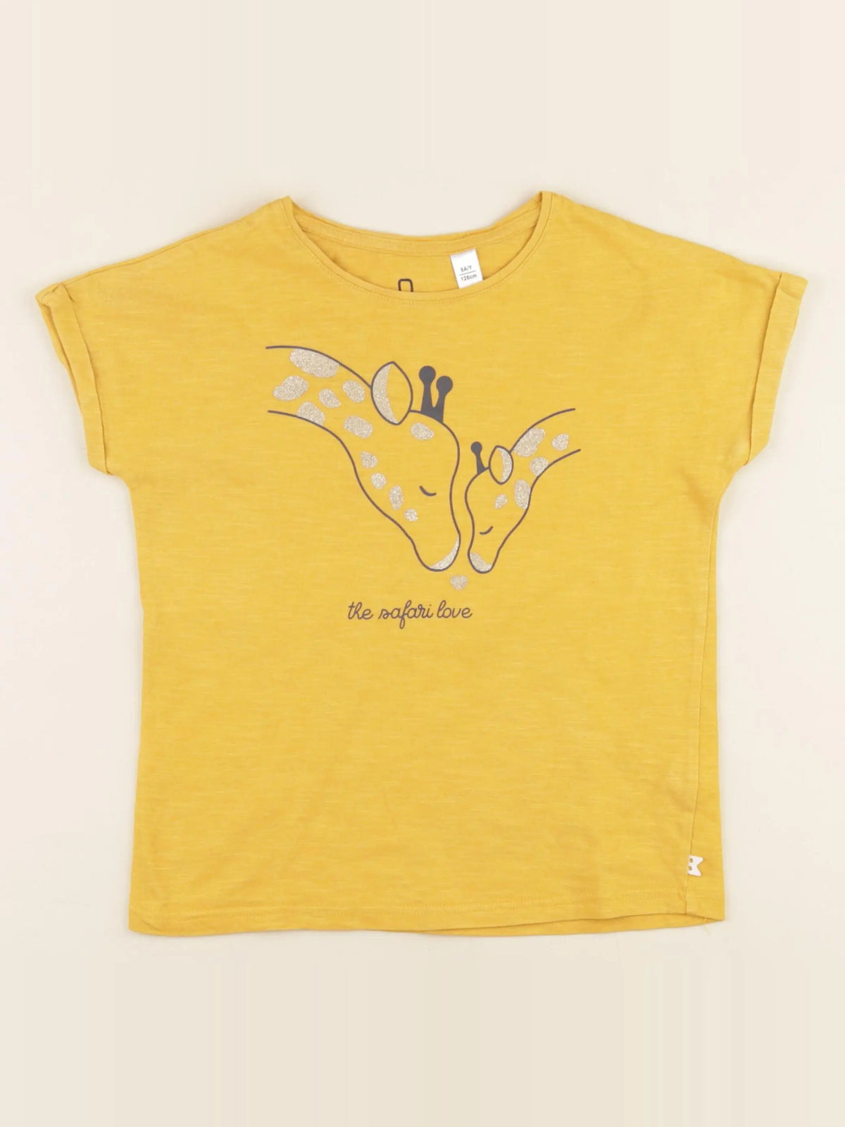 Okaidi - tee-shirt jaune - 8 ans