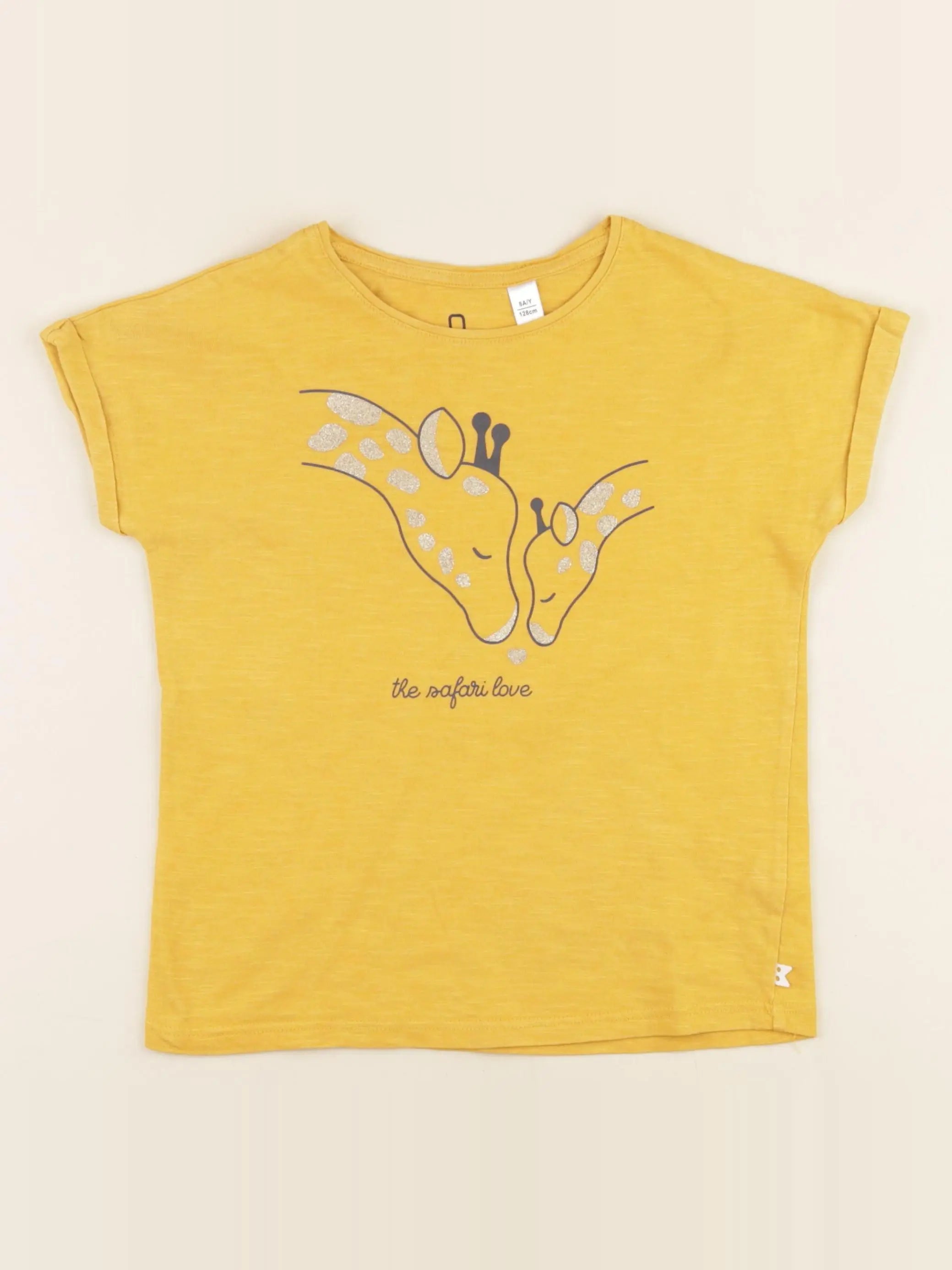 Okaidi - tee-shirt jaune - 8 ans