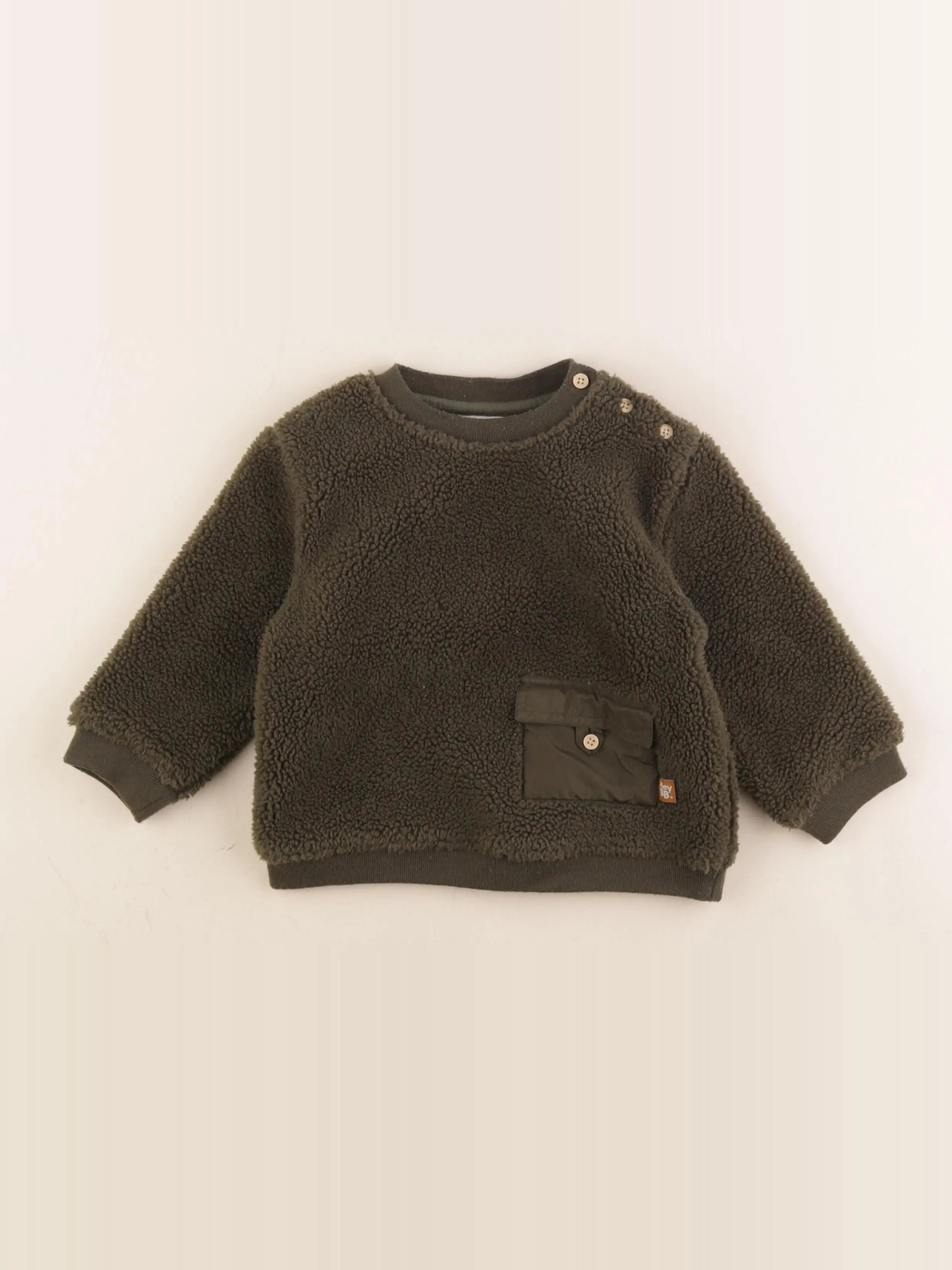 Boutchou - sweat vert - 24 mois