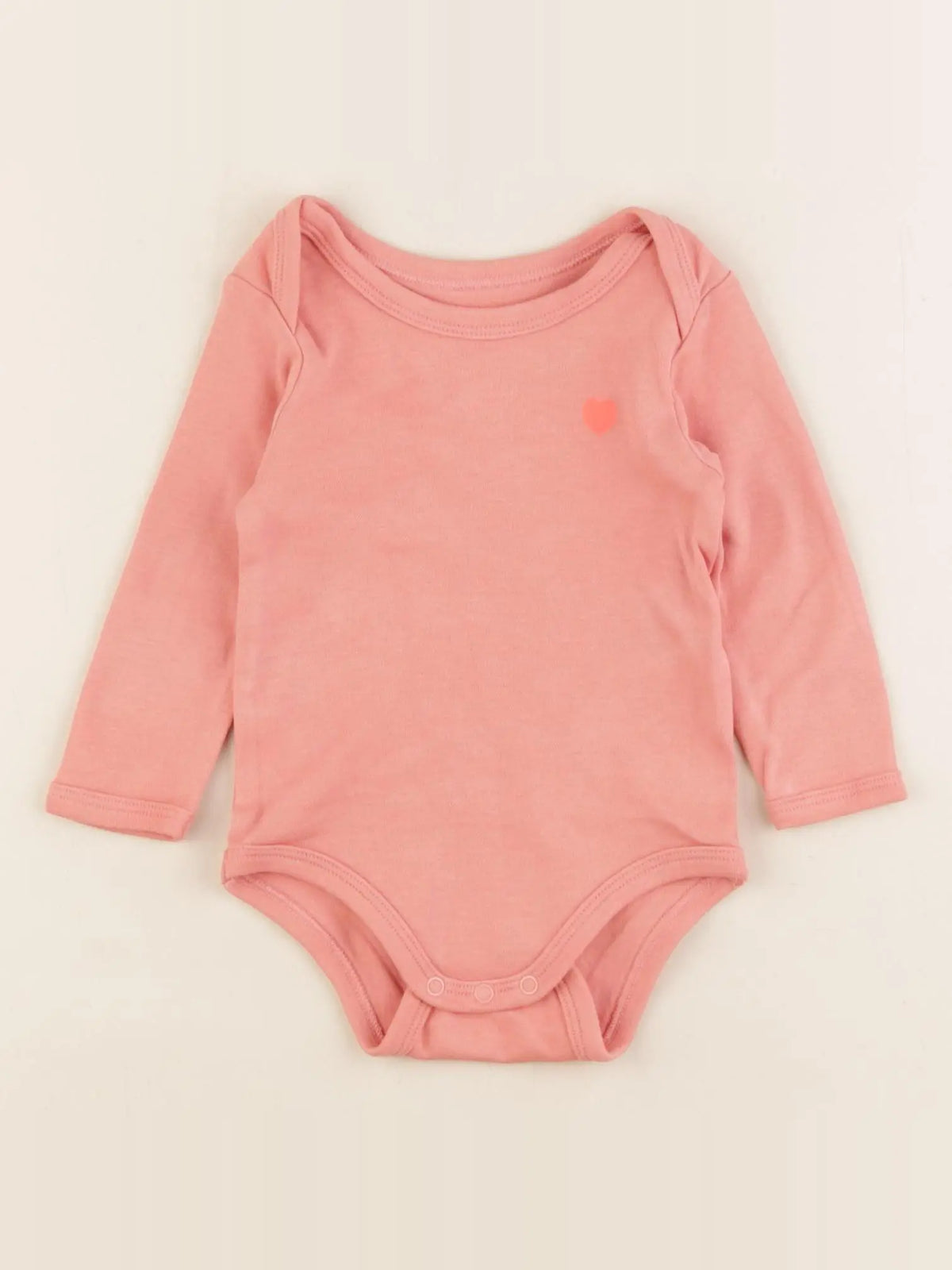 Vertbaudet - body rose - 6 mois