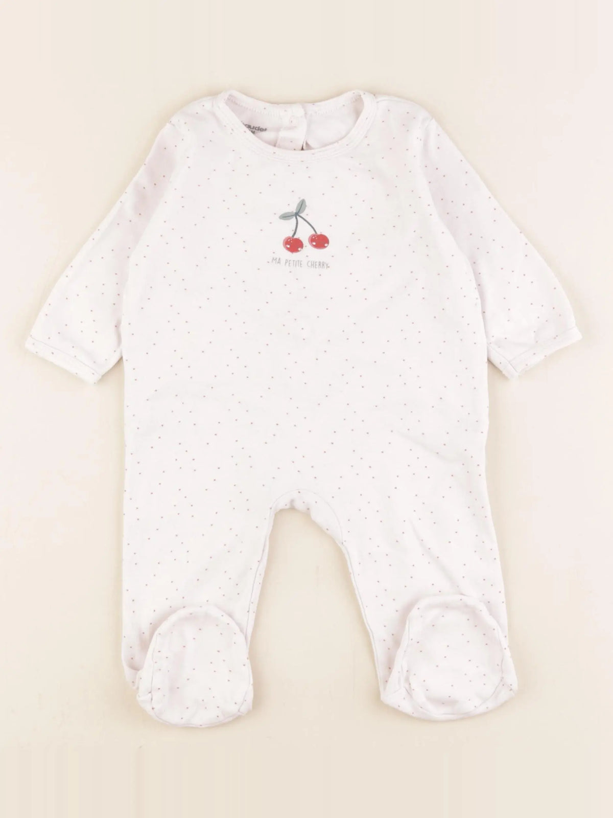 Vertbaudet - pyjama coton rose - 6 mois