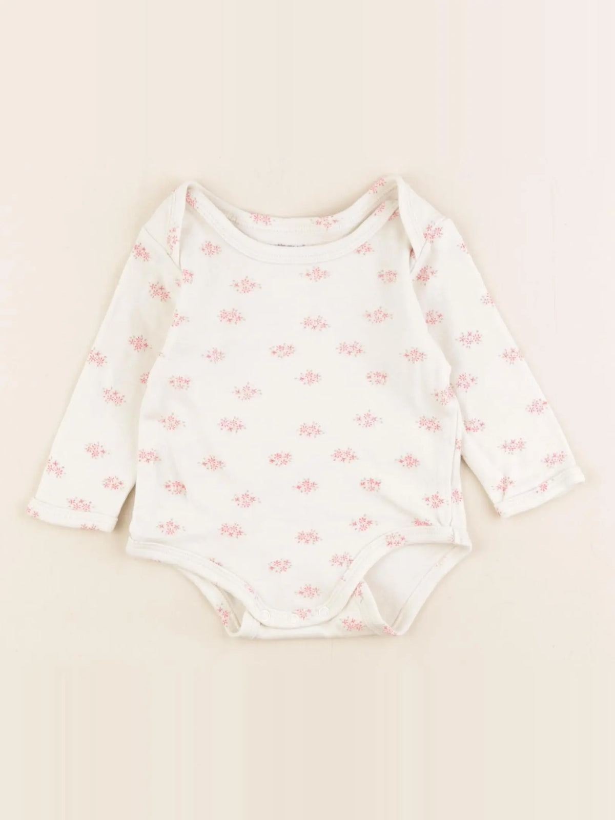 Vertbaudet - body beige - 6 mois