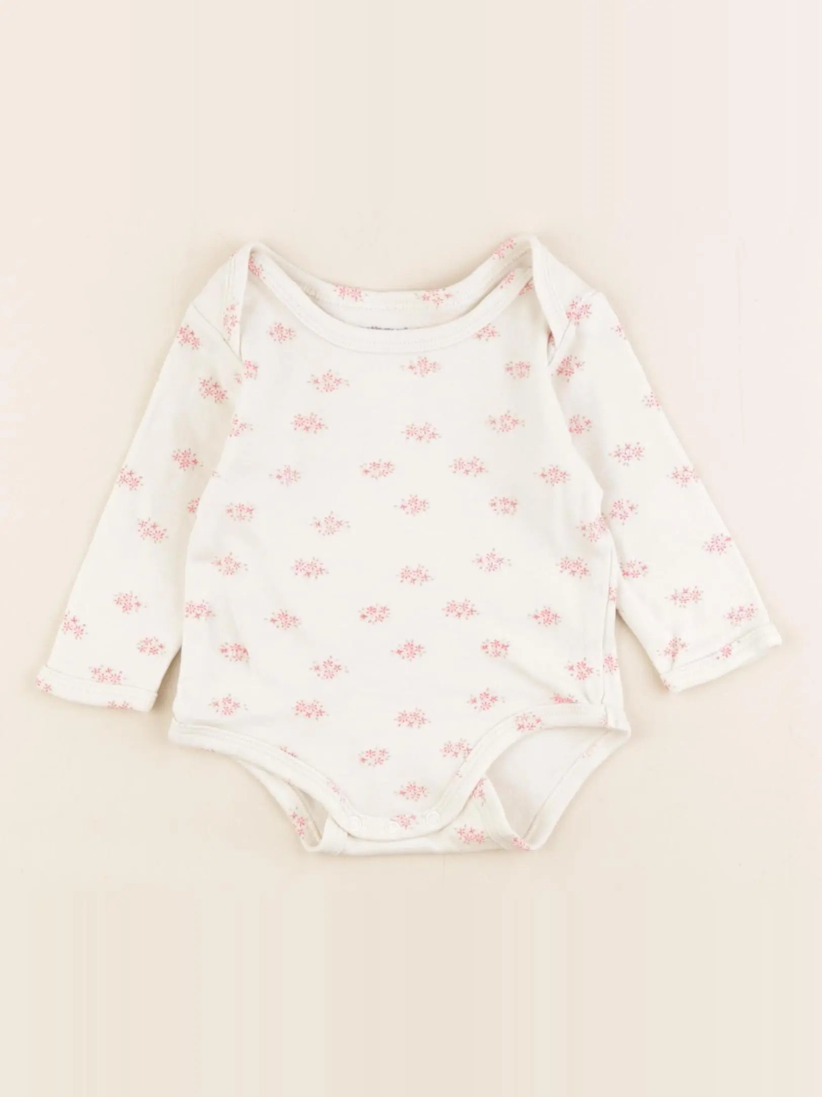 Vertbaudet - body beige - 6 mois