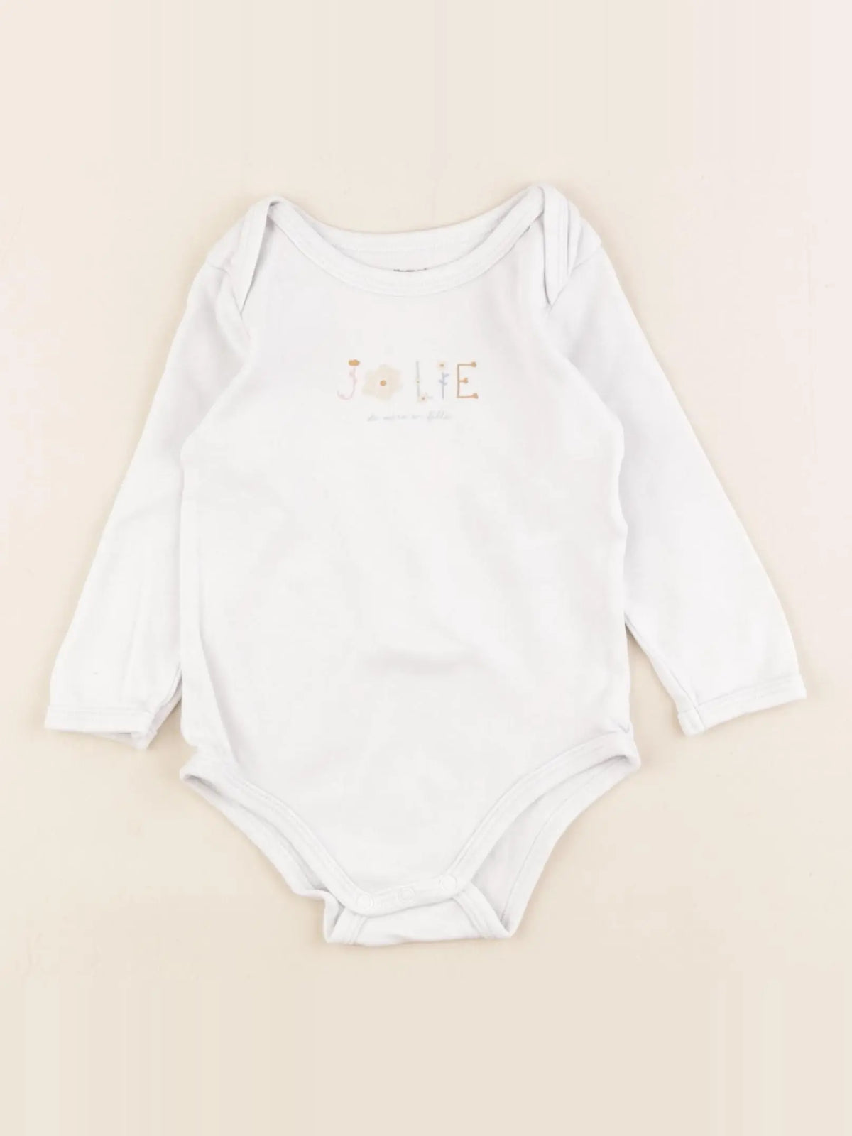Vertbaudet - body blanc - 12 mois