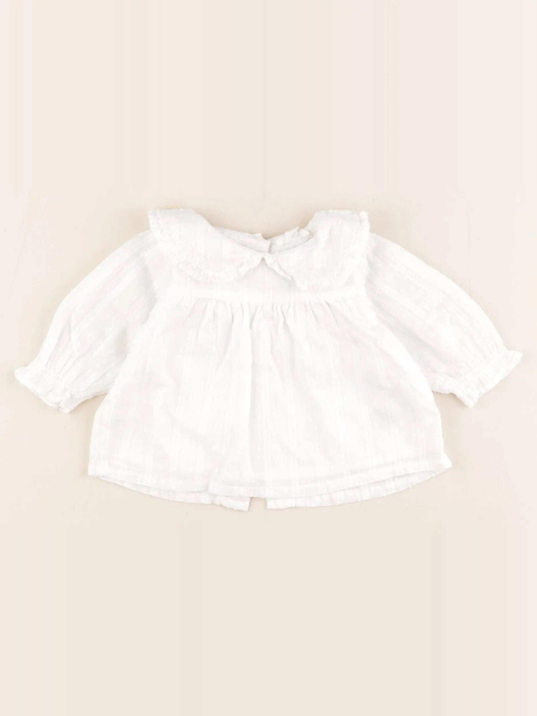 Vertbaudet - blouse blanc - 3 mois