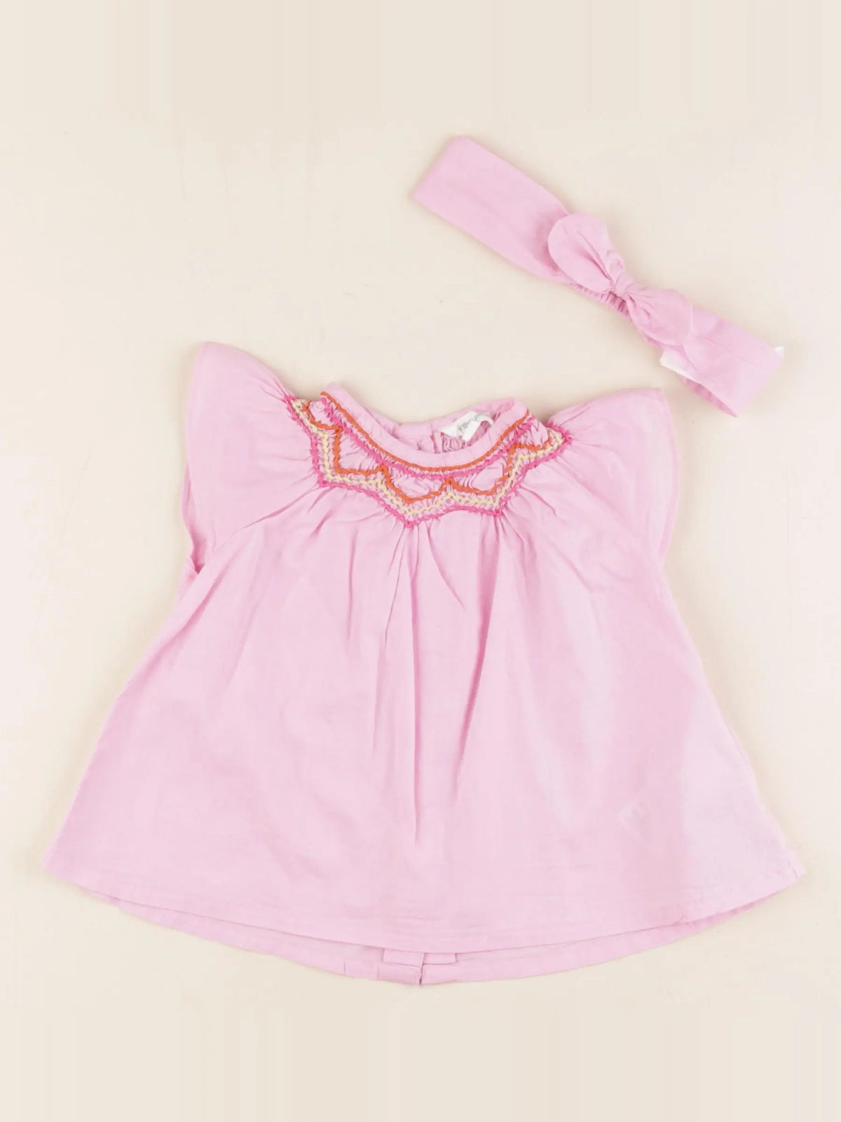 Vertbaudet - blouse rose - 18 mois