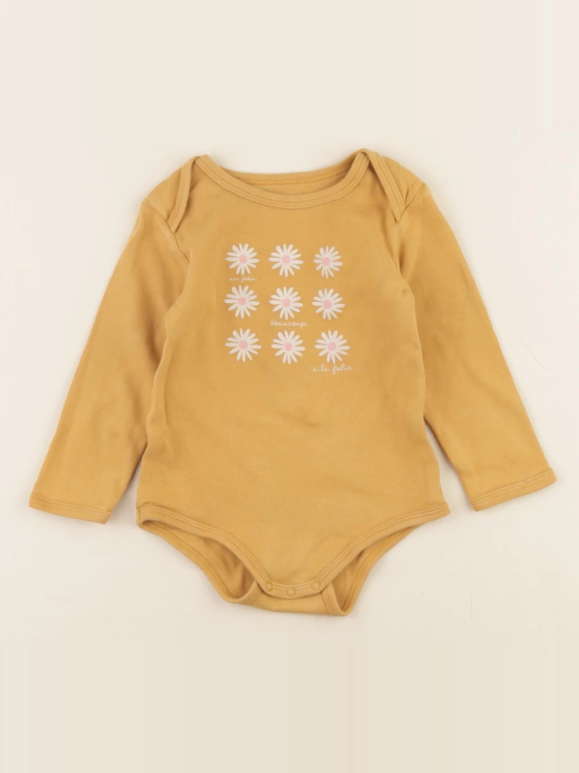 Vertbaudet - body jaune - 24 mois