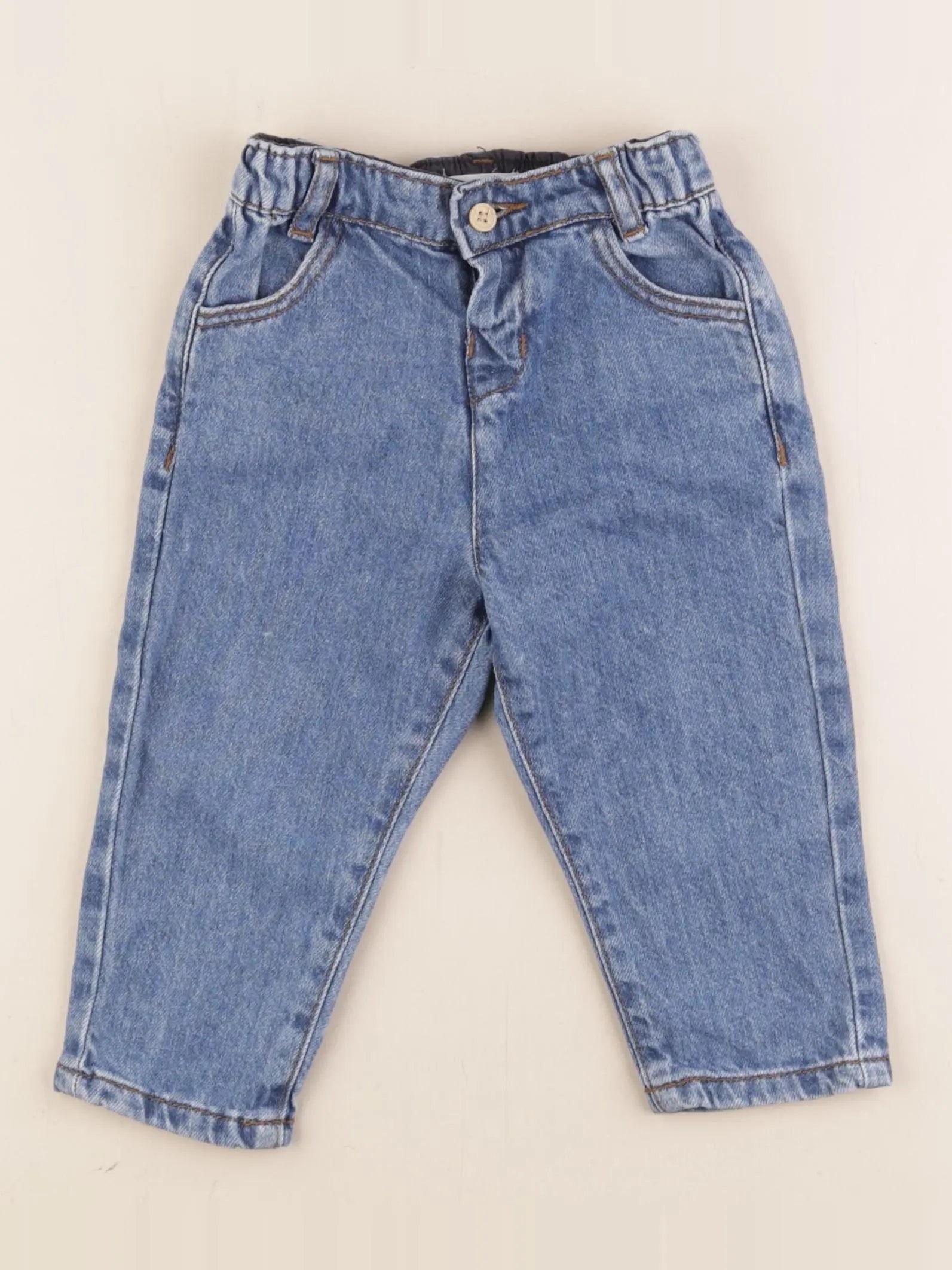 Vertbaudet - jean bleu - 9 mois