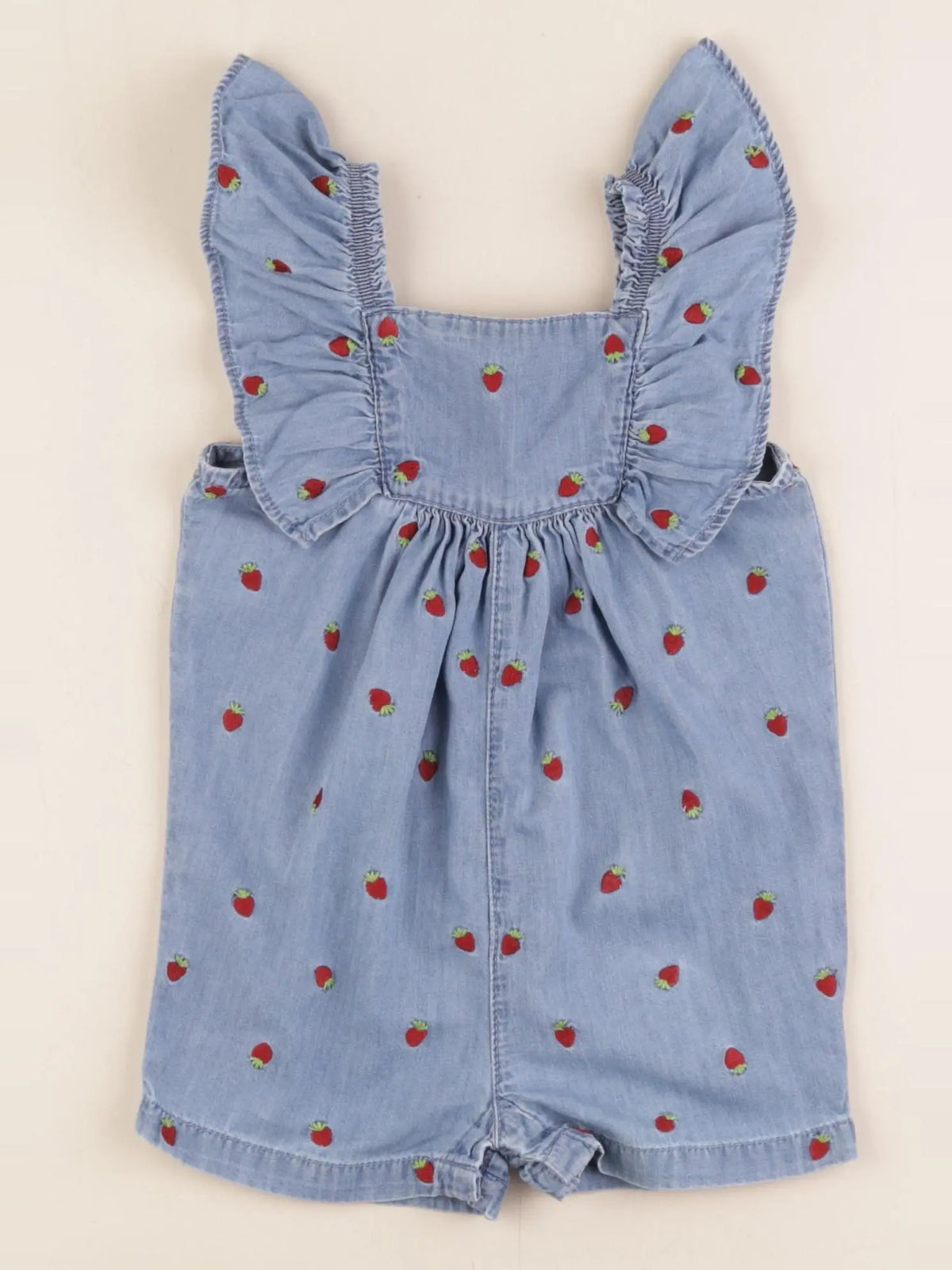 Vertbaudet - combinaison bleu - 12 mois