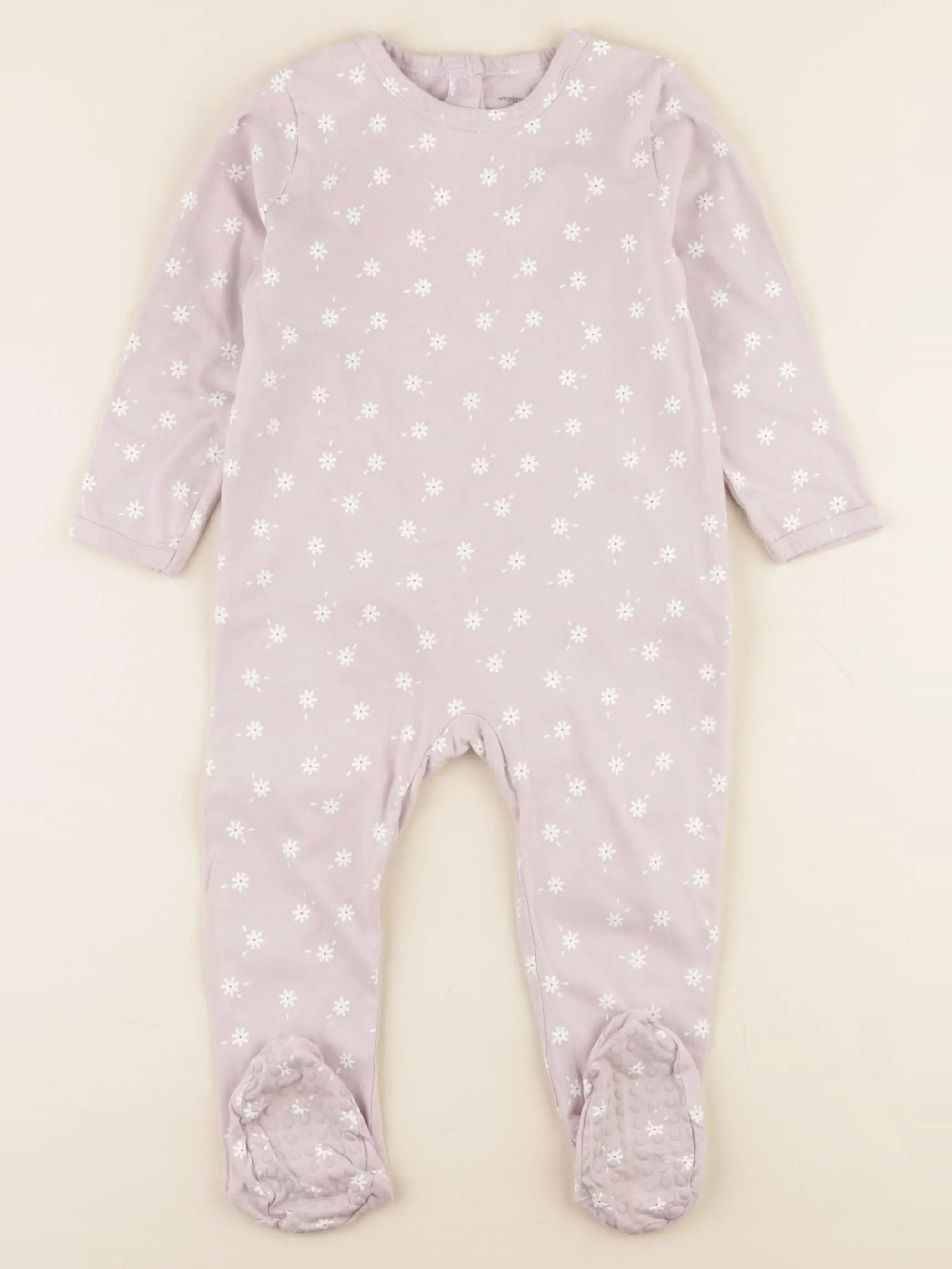 Vertbaudet - pyjama coton violet - 2 ans