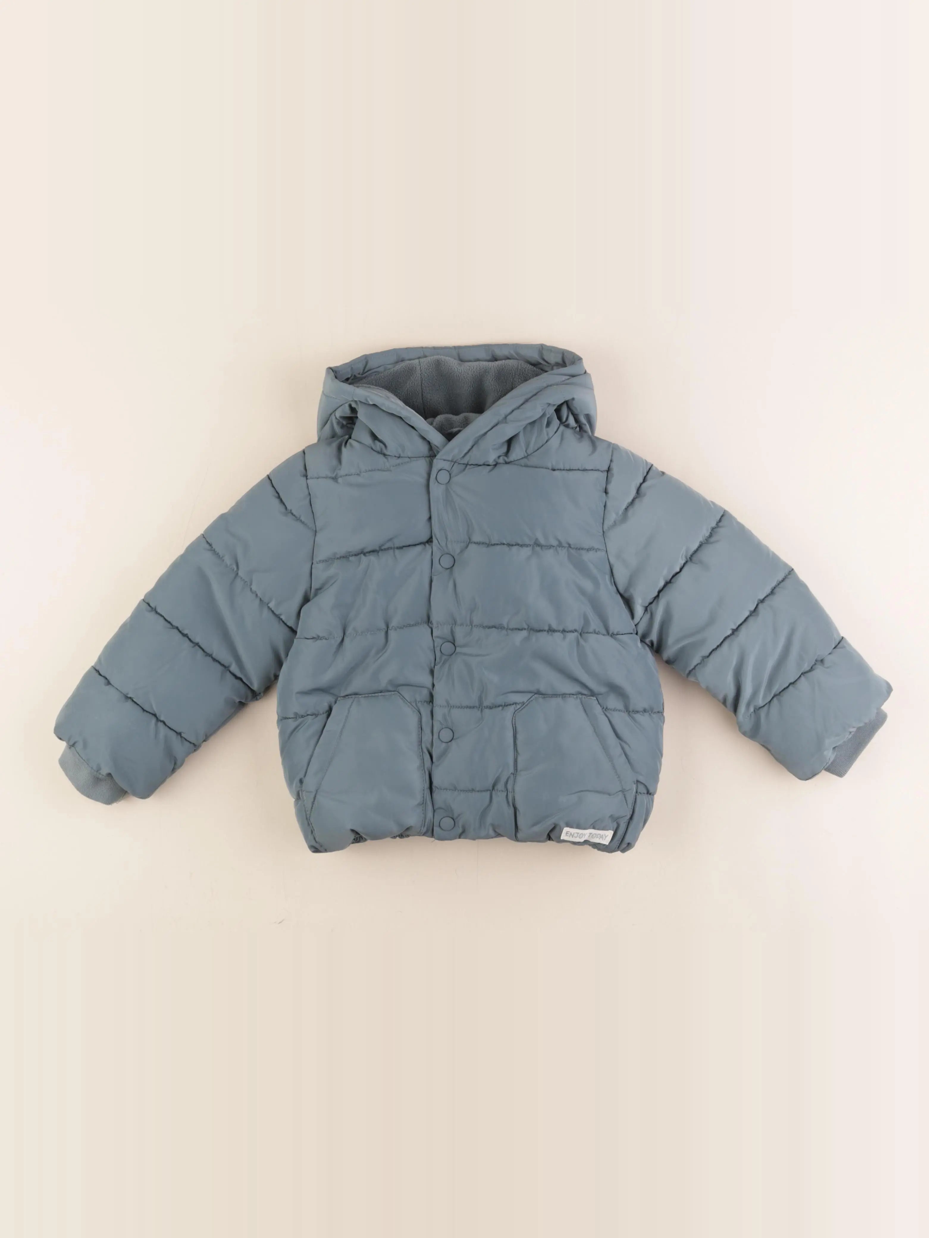 Vertbaudet - doudoune bleu - 2 ans