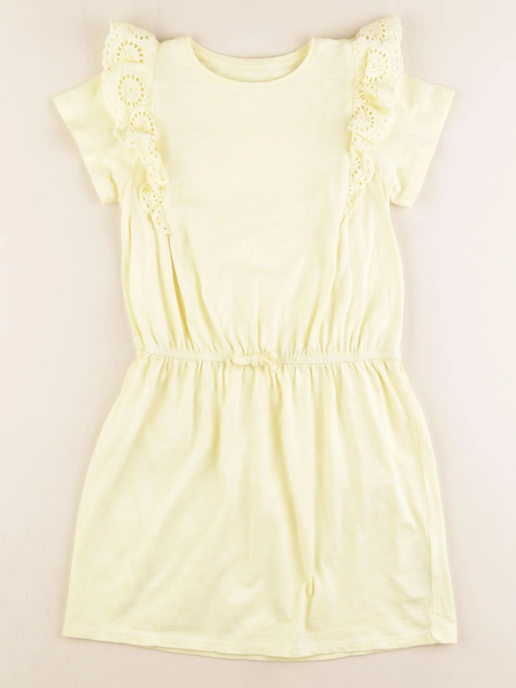 Vertbaudet - robe jaune - 8 ans