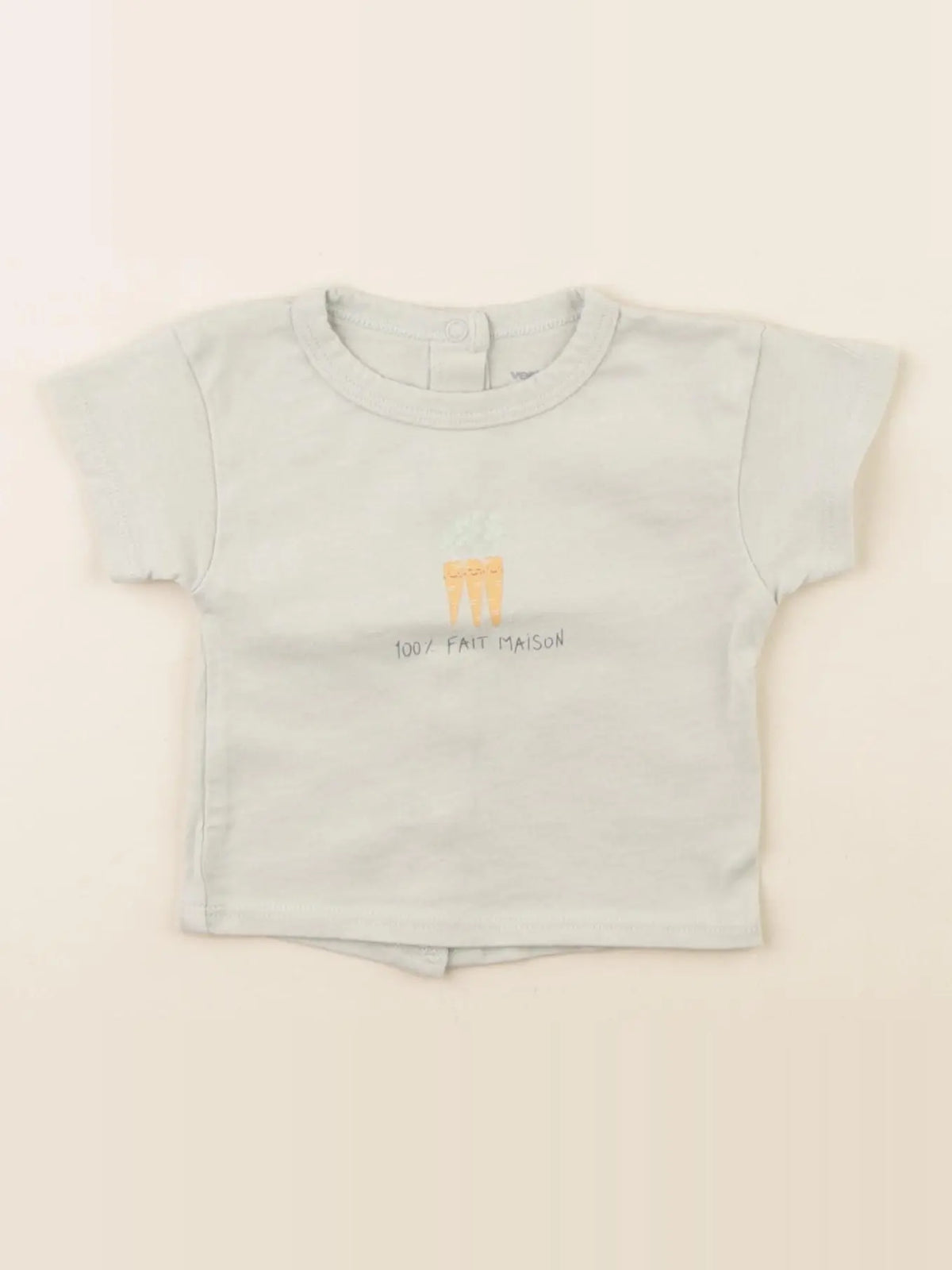 Vertbaudet - tee-shirt vert - 1 mois