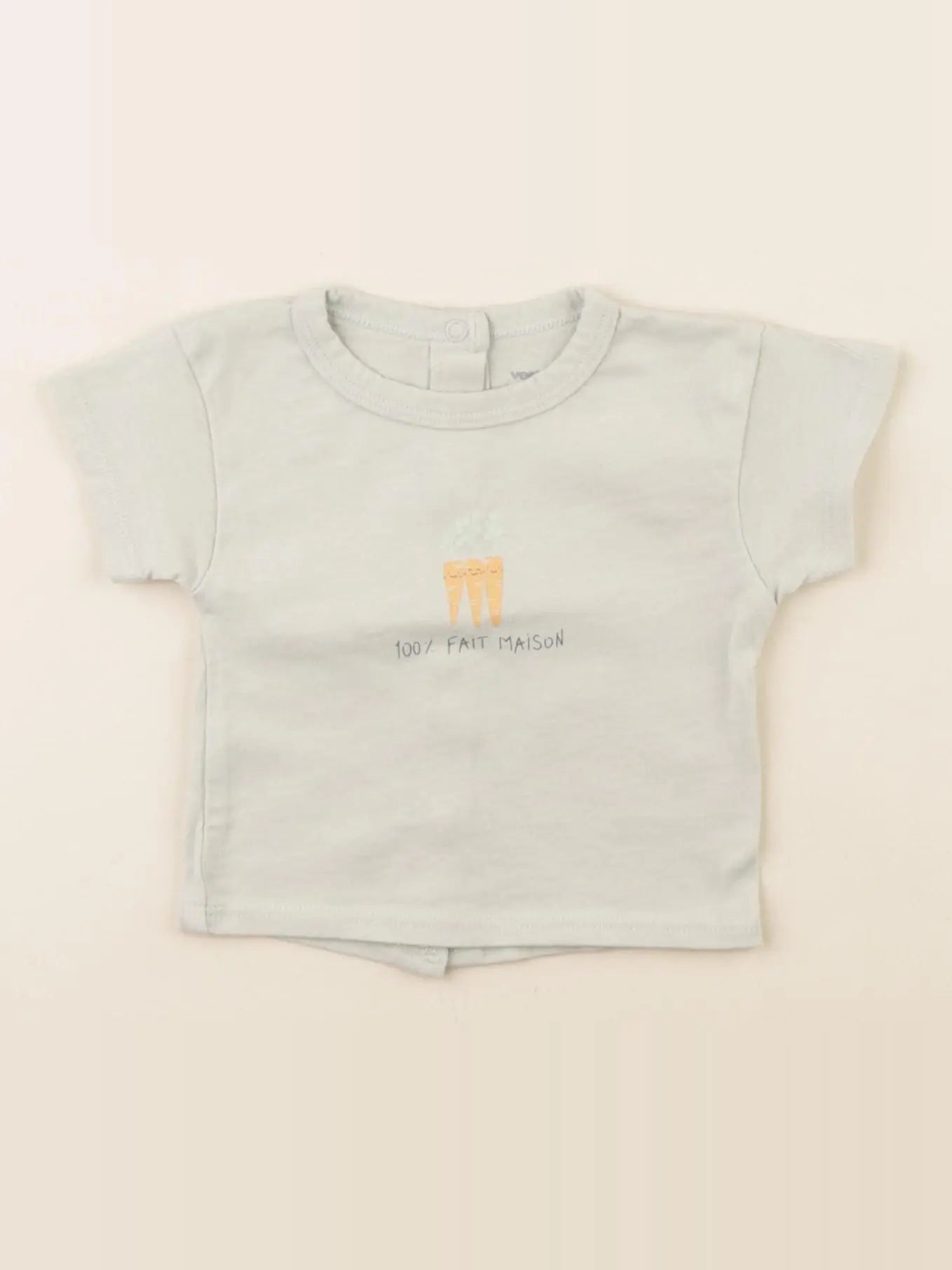 Vertbaudet - tee-shirt vert - 1 mois