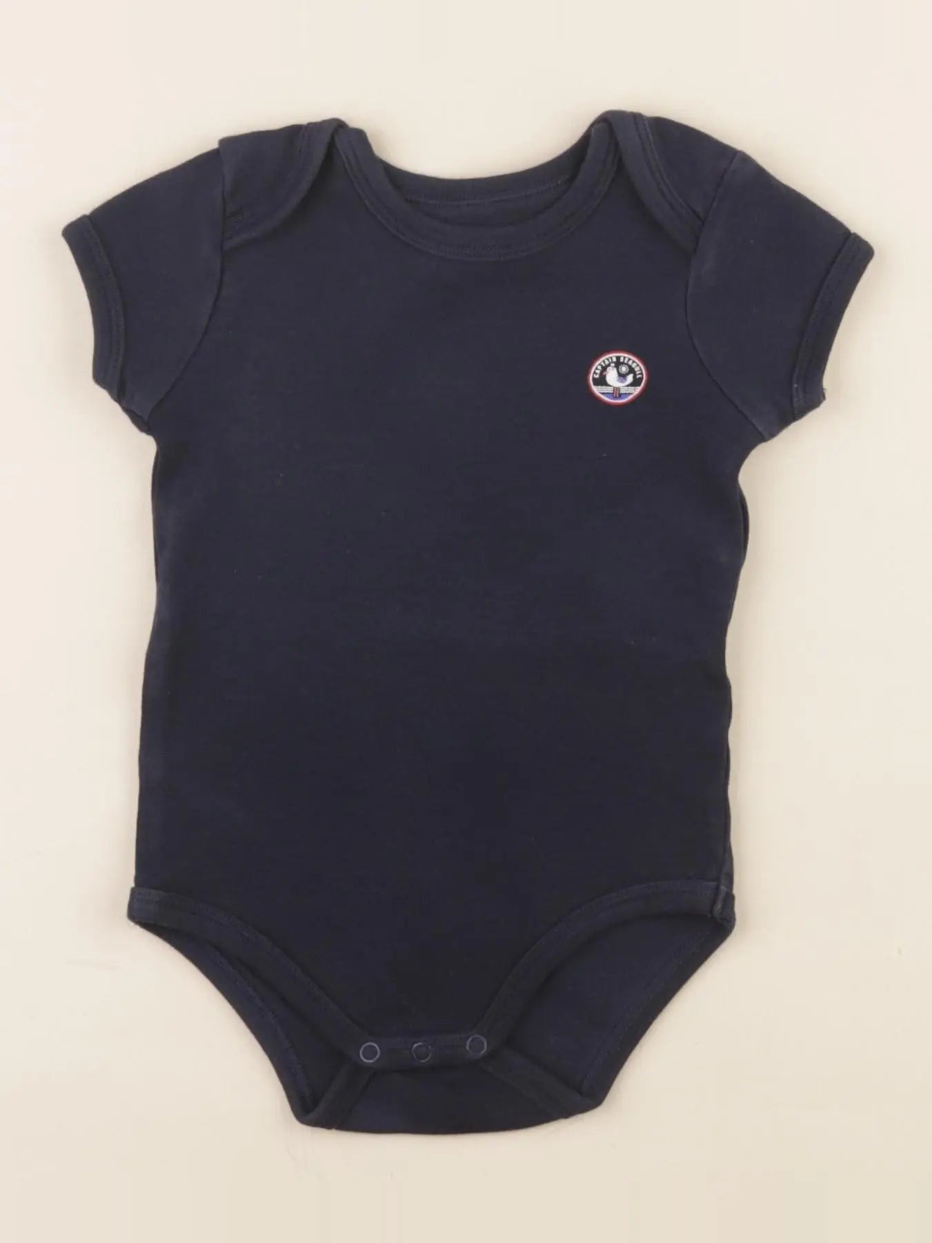 Vertbaudet - body bleu - 12 mois