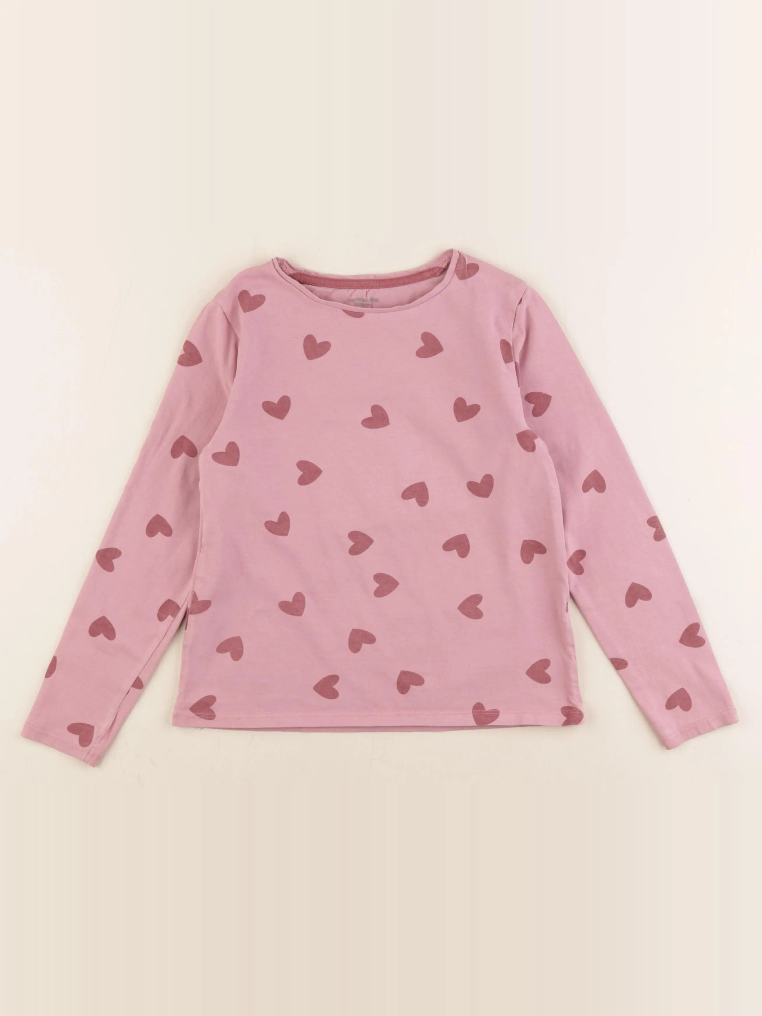 Vertbaudet - tee-shirt rose - 8 ans