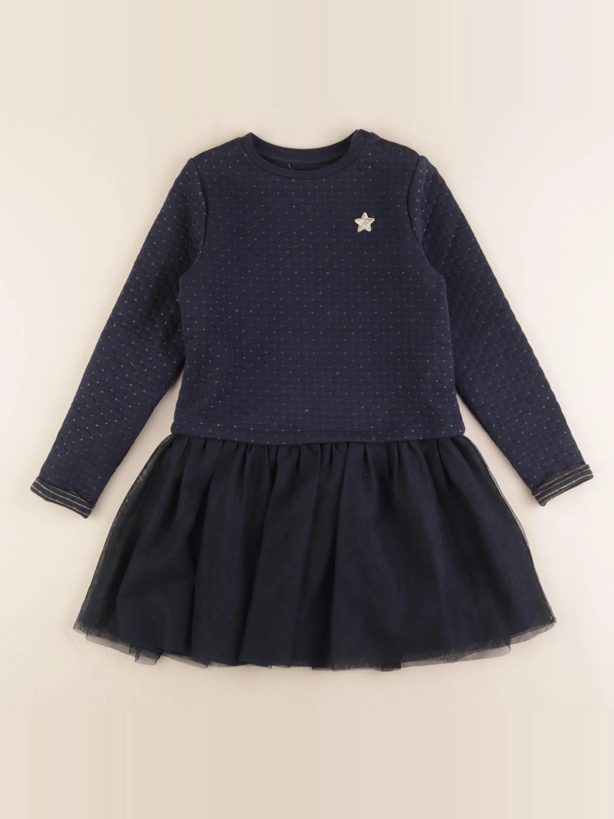 Vertbaudet - robe bleu - 8 ans