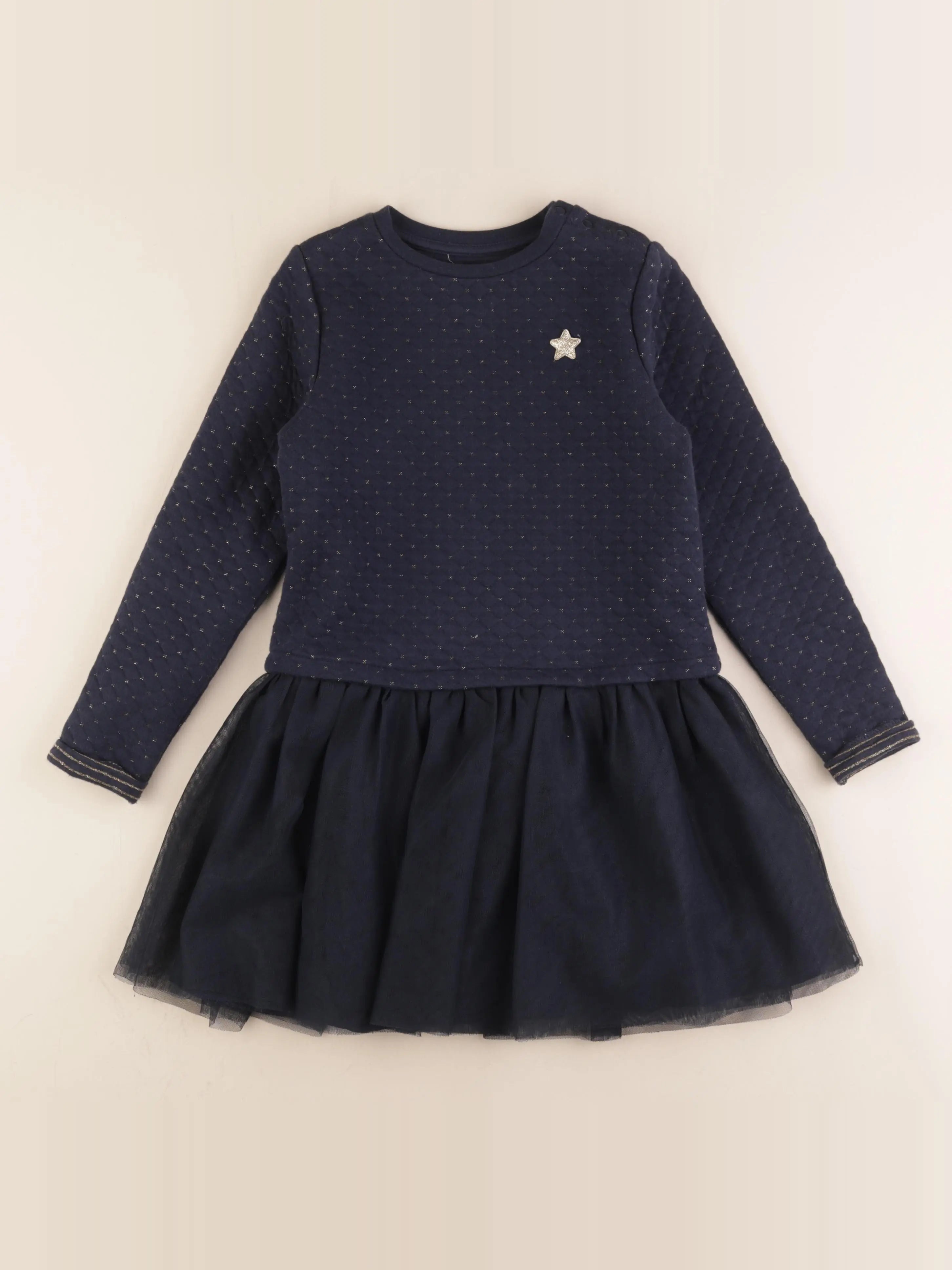 Vertbaudet - robe bleu - 8 ans