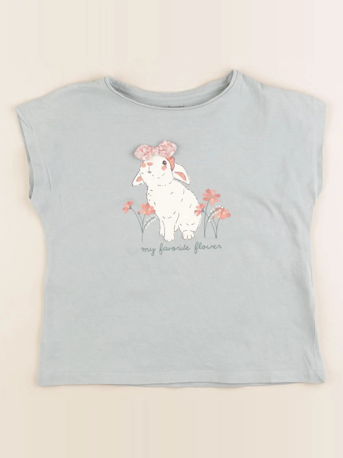 Vertbaudet - tee-shirt vert - 6 ans