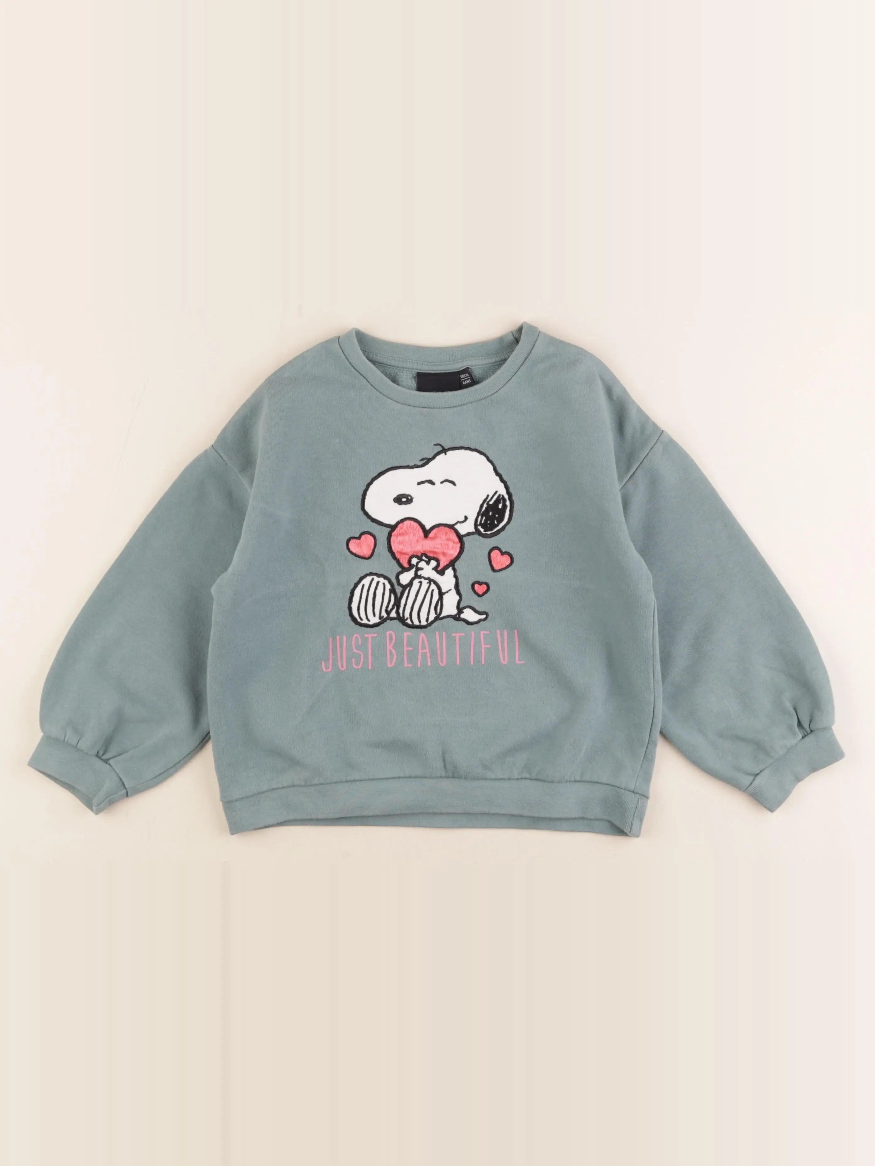 Vertbaudet - sweat vert - 6 ans