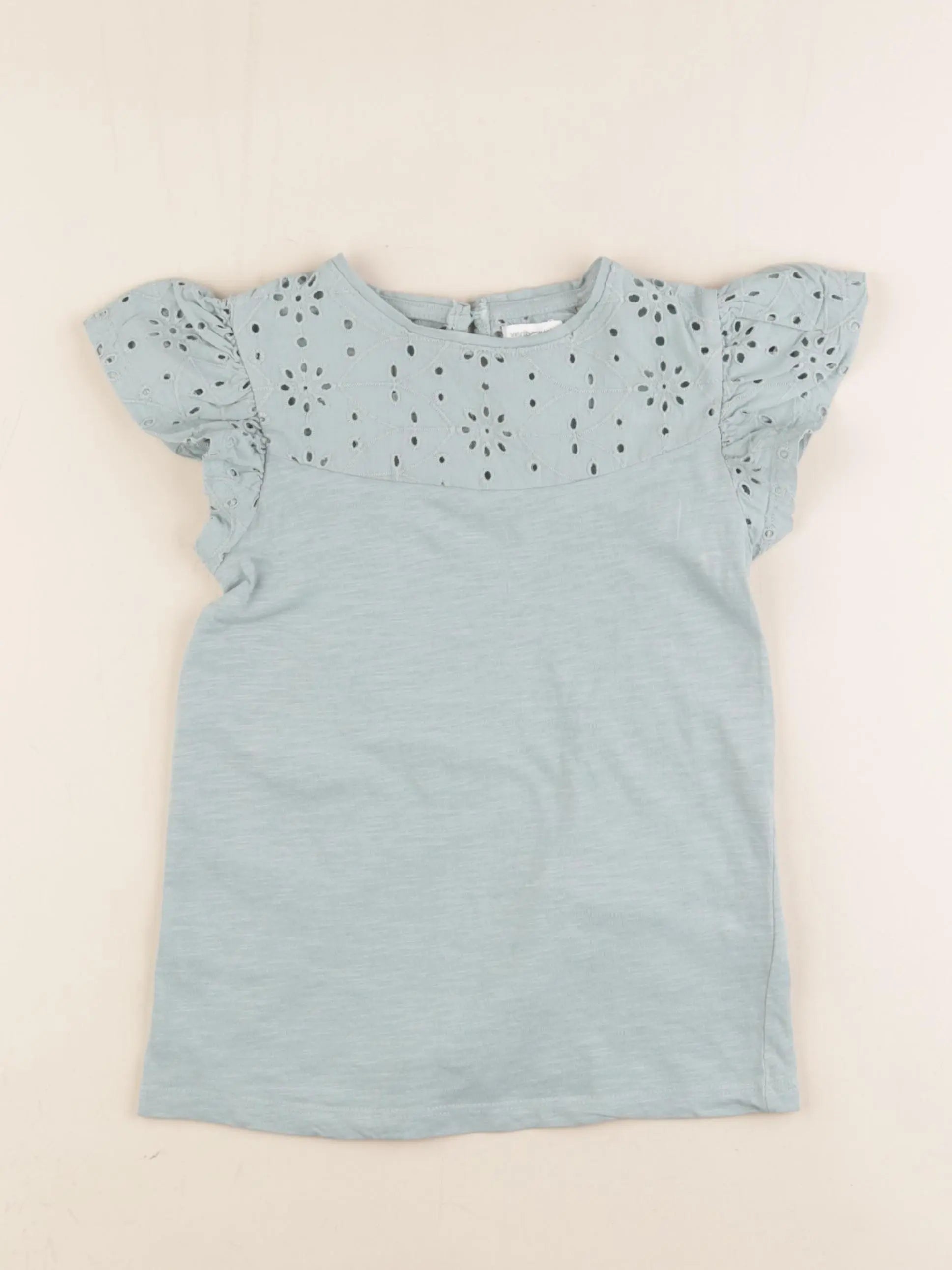 Vertbaudet - tee-shirt bleu - 8 ans