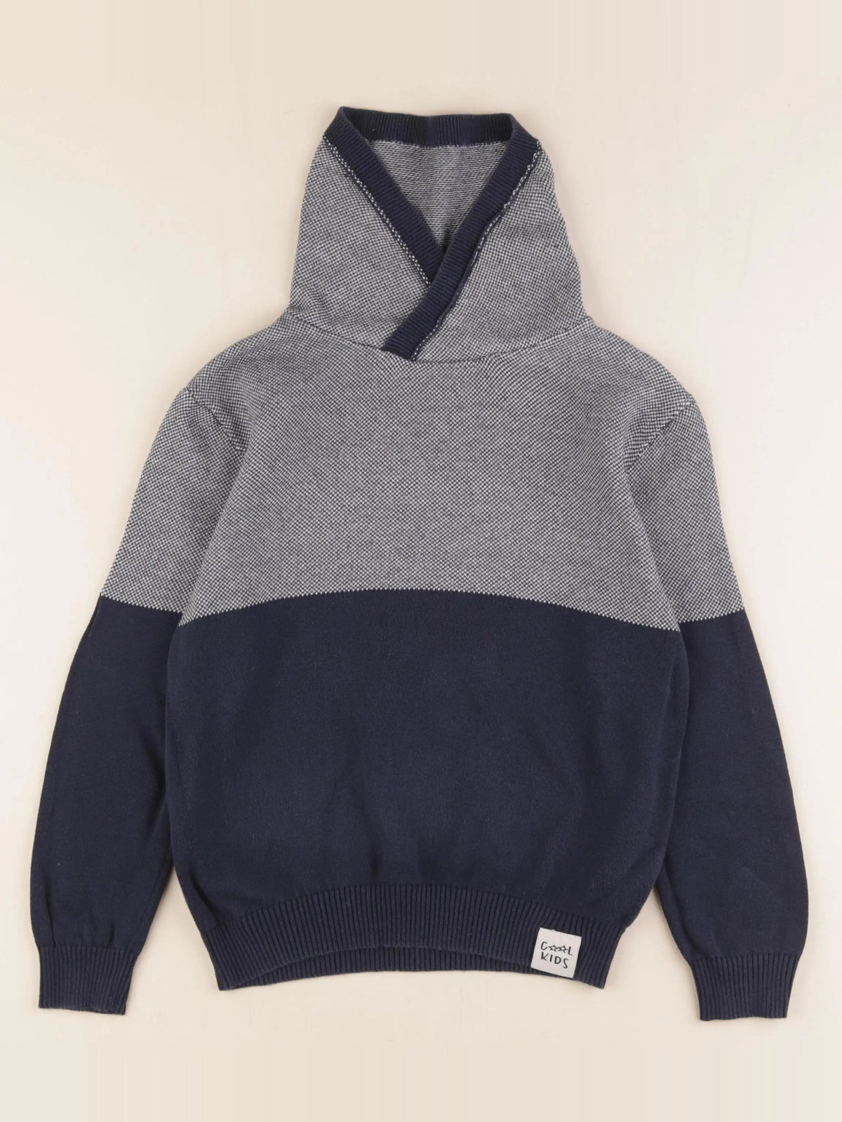 Vertbaudet - pull bleu - 10 ans