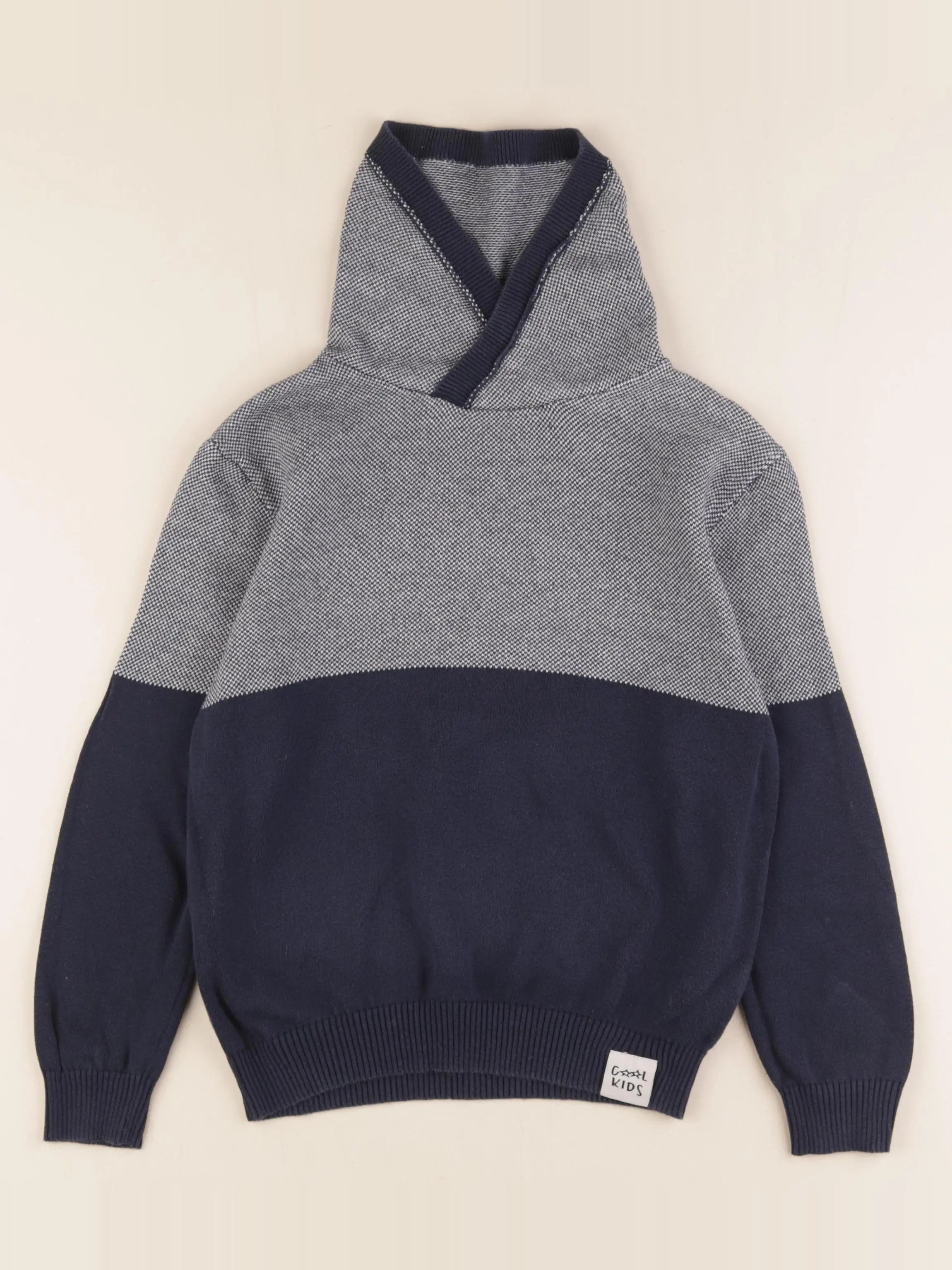 Vertbaudet - pull bleu - 10 ans