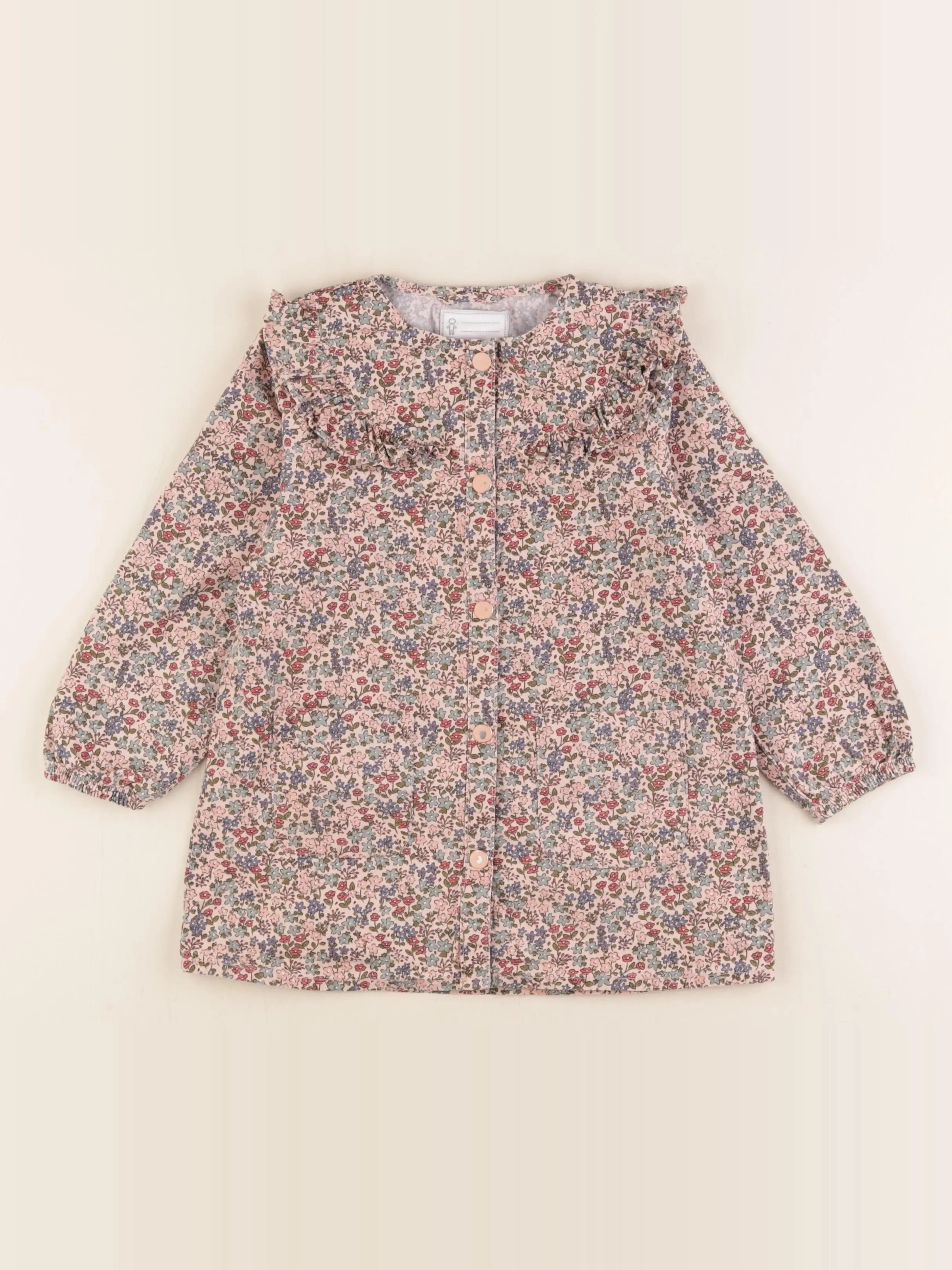 Vertbaudet - blouse d'école rose - 4 ans