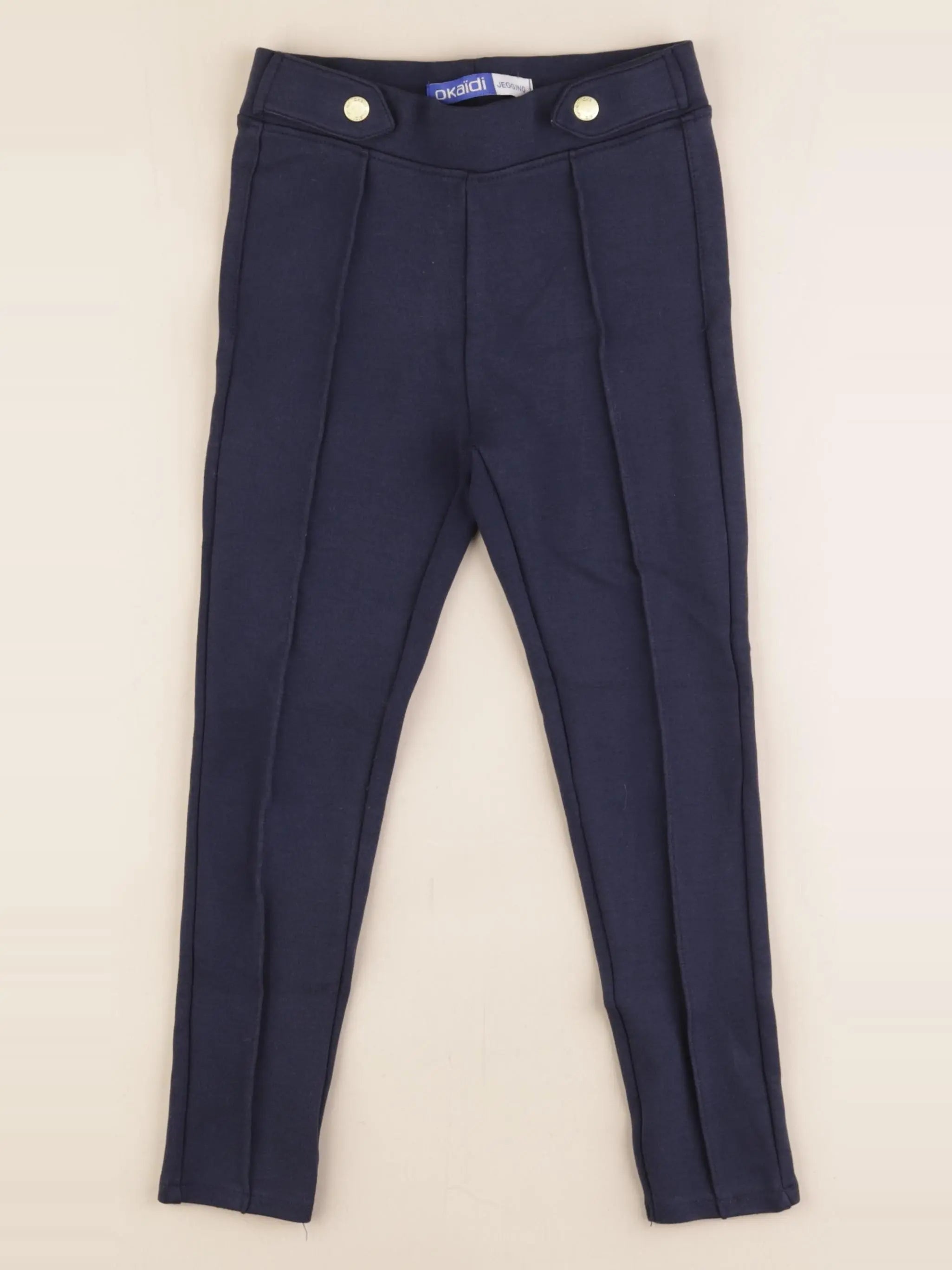 Okaidi - jegging bleu - 7 ans