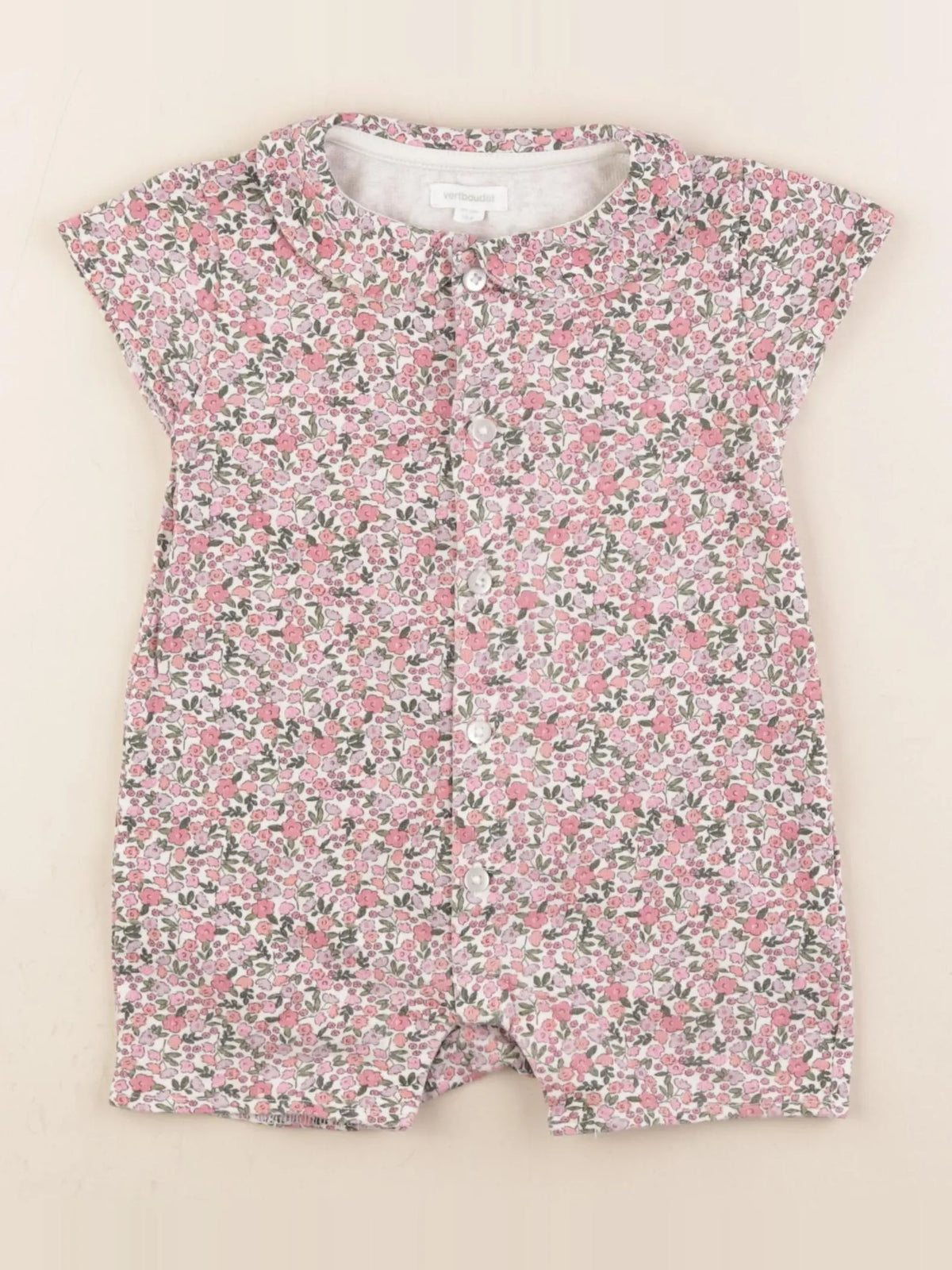 Vertbaudet - combinaison multicolore - 18 mois