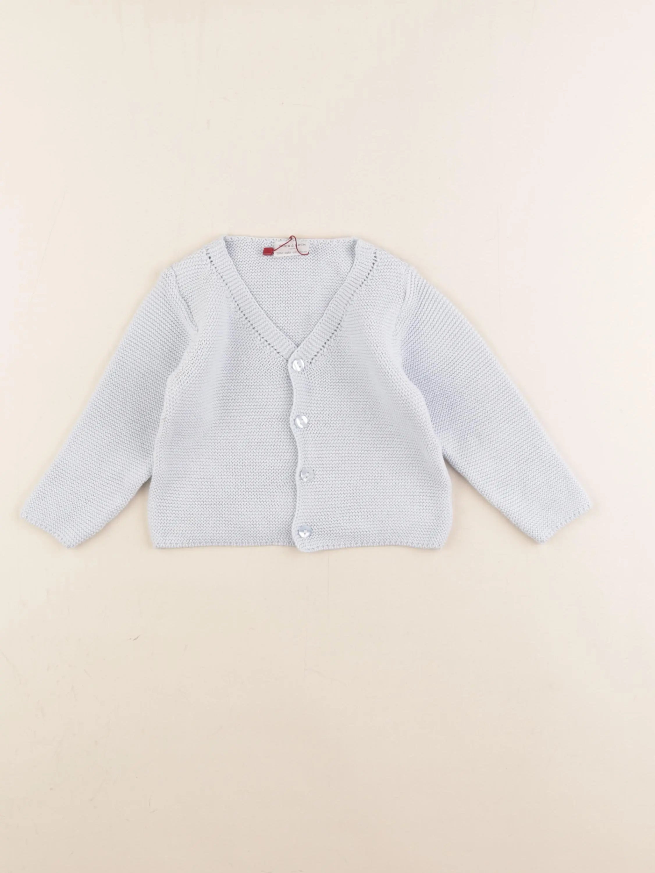 Neck & Neck - gilet bleu - 12/18 mois